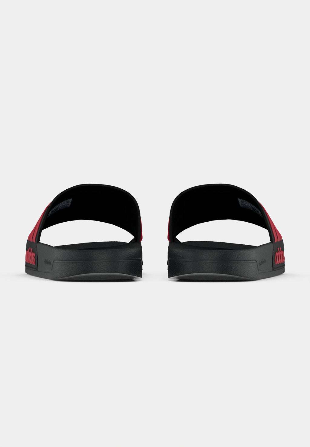 ADILETTE SHOWER FRANKFURT - Claquettes de piscine - core black/sge red