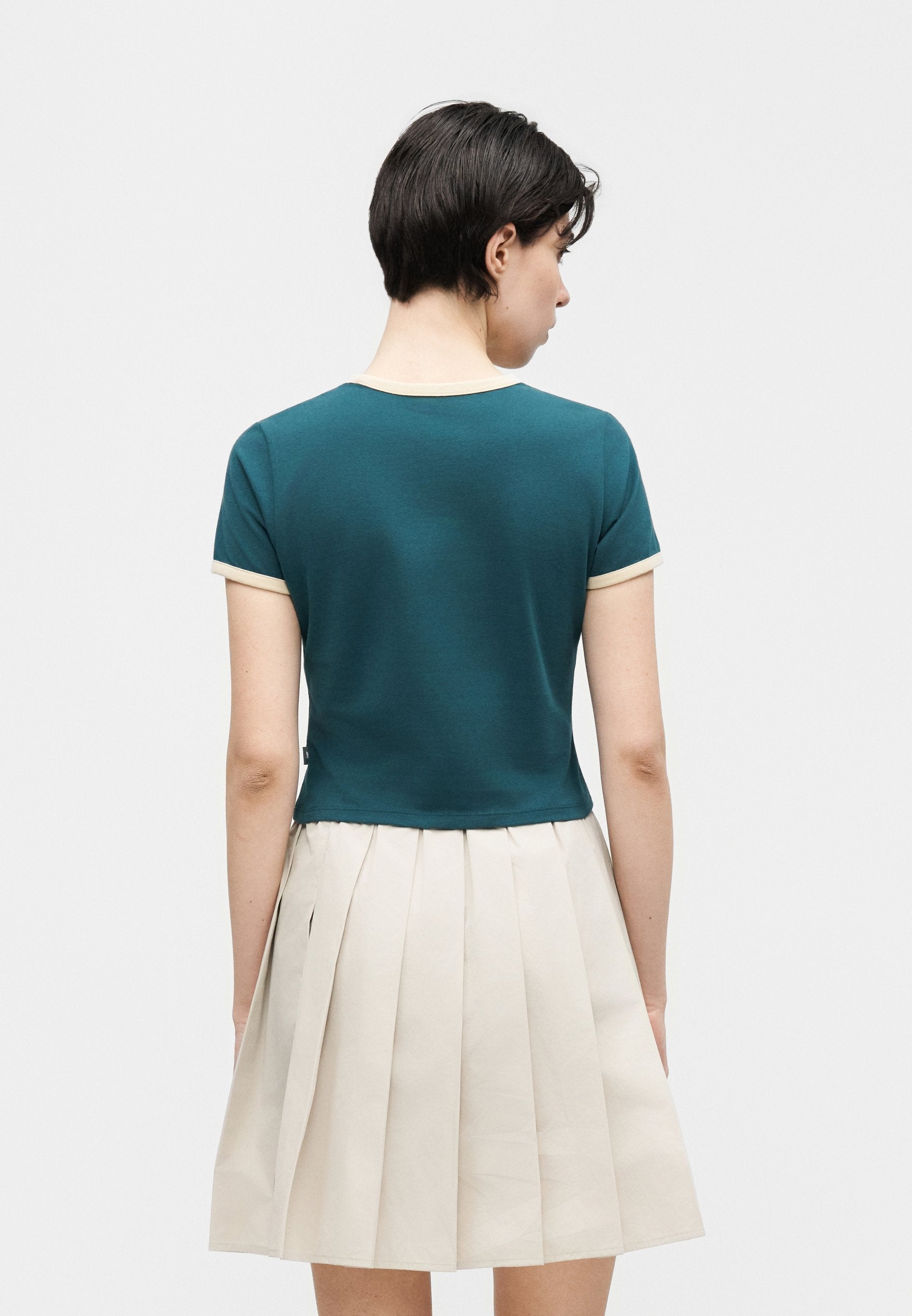 HERITAGE RINGER - Print T-shirt - medusa green