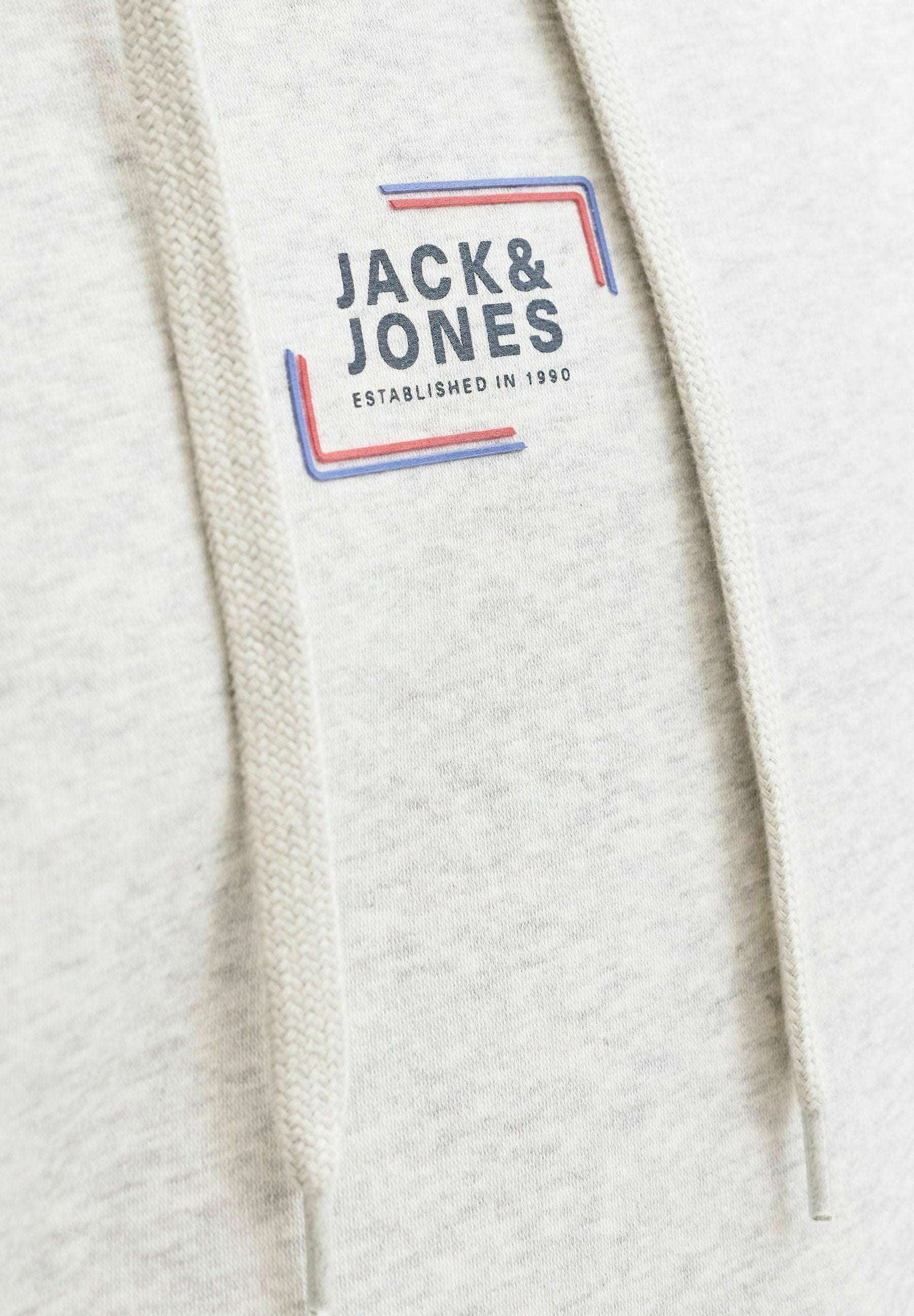 Logo - Hoodie - white melange