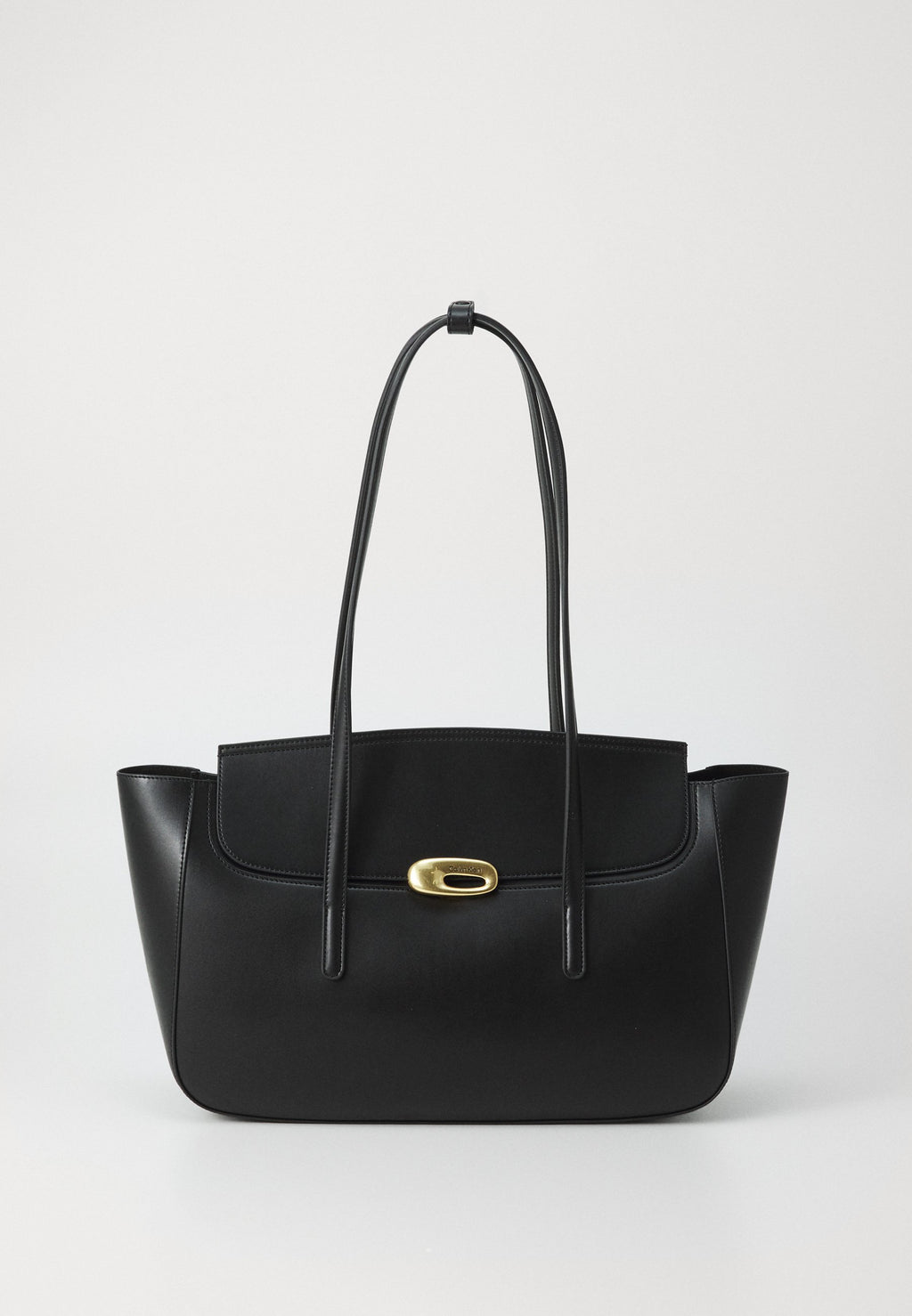 GRAVÉ - Sac à main - noir / doré foncé vieilli
