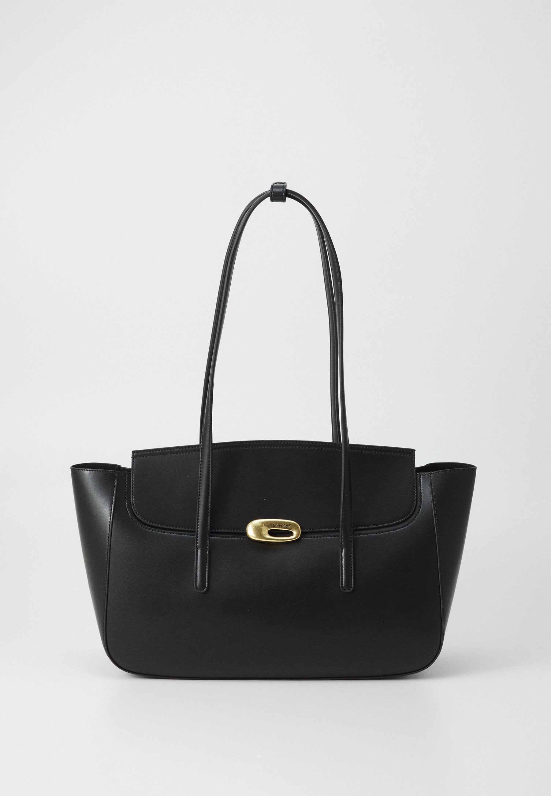 GRAVÉ - Sac à main - noir / doré foncé vieilli