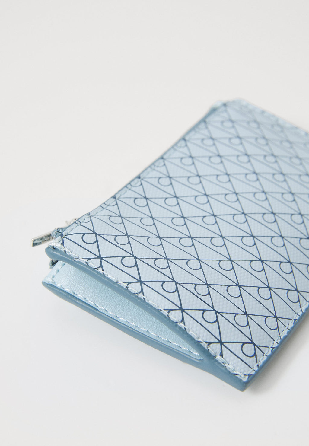 محفظة EMBLEM TOP ZIP CARDCASE - محفظة - أزرق باهت