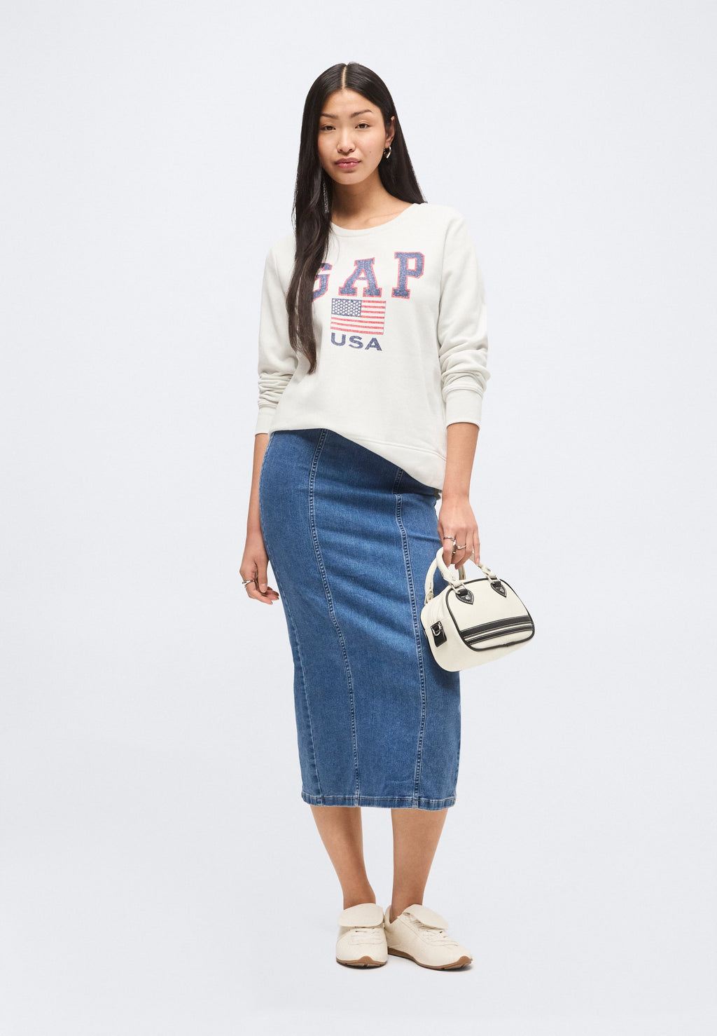 LOGO DOORBUSTER CREW - Sweatshirt - off-white