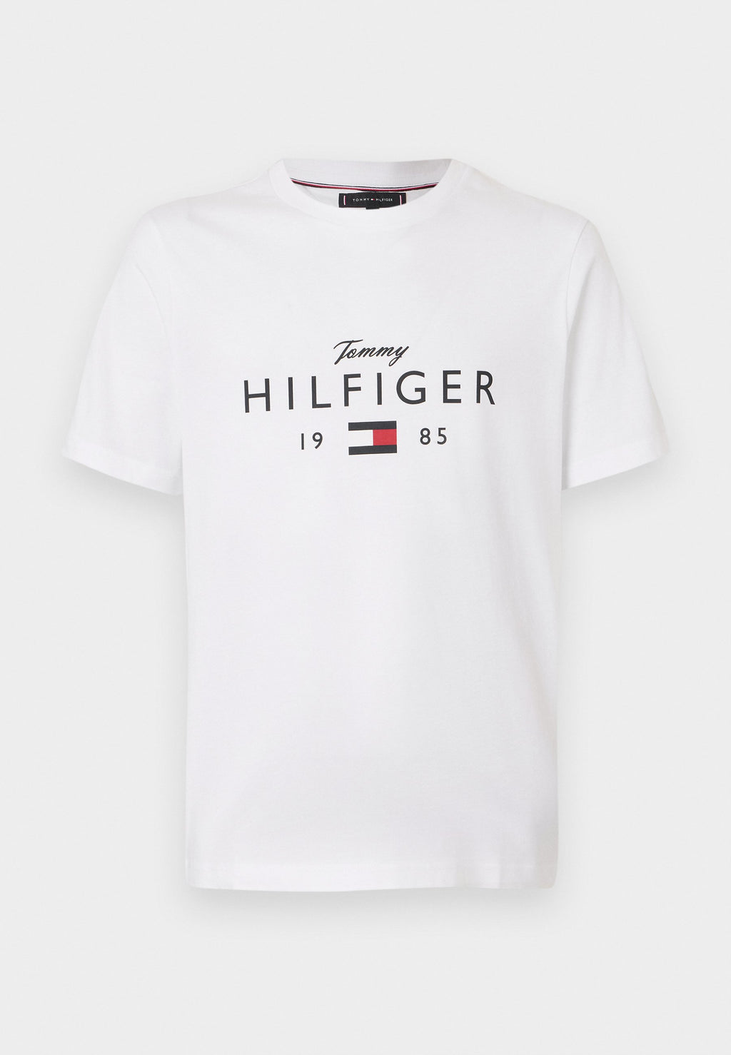 LOGO GRAPHIC JERSEY CREW NECK T-SHIRT - Print T-shirt - white