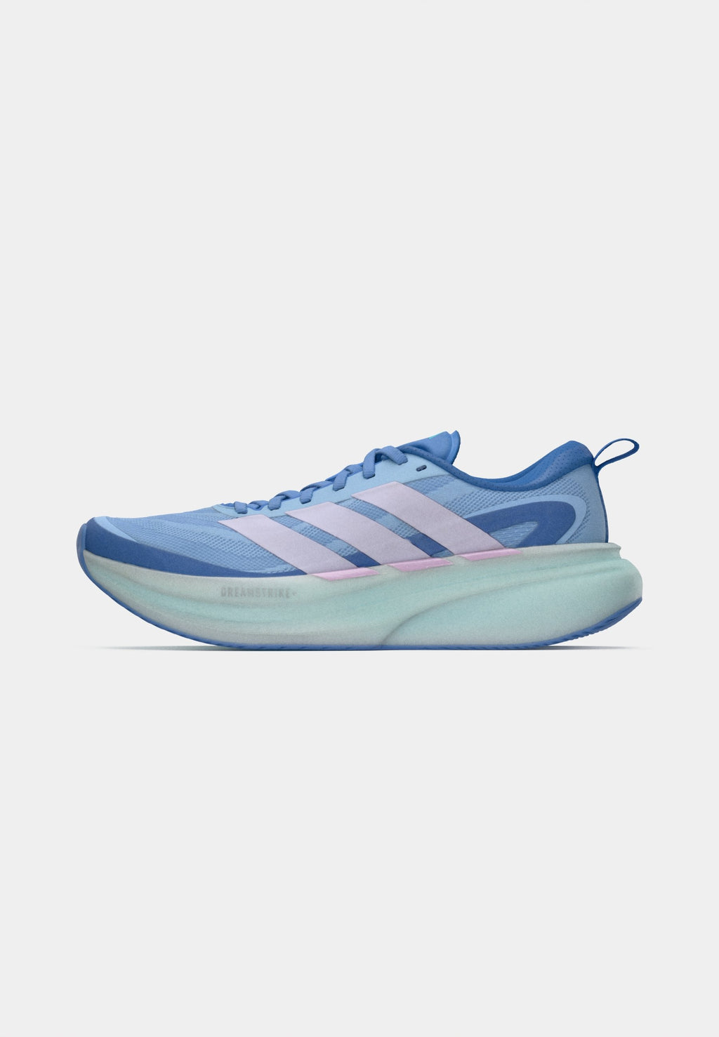 SUPERNOVA GLIDE W - Chaussures de running sur route - glow blue/ice lavender/blue fusion