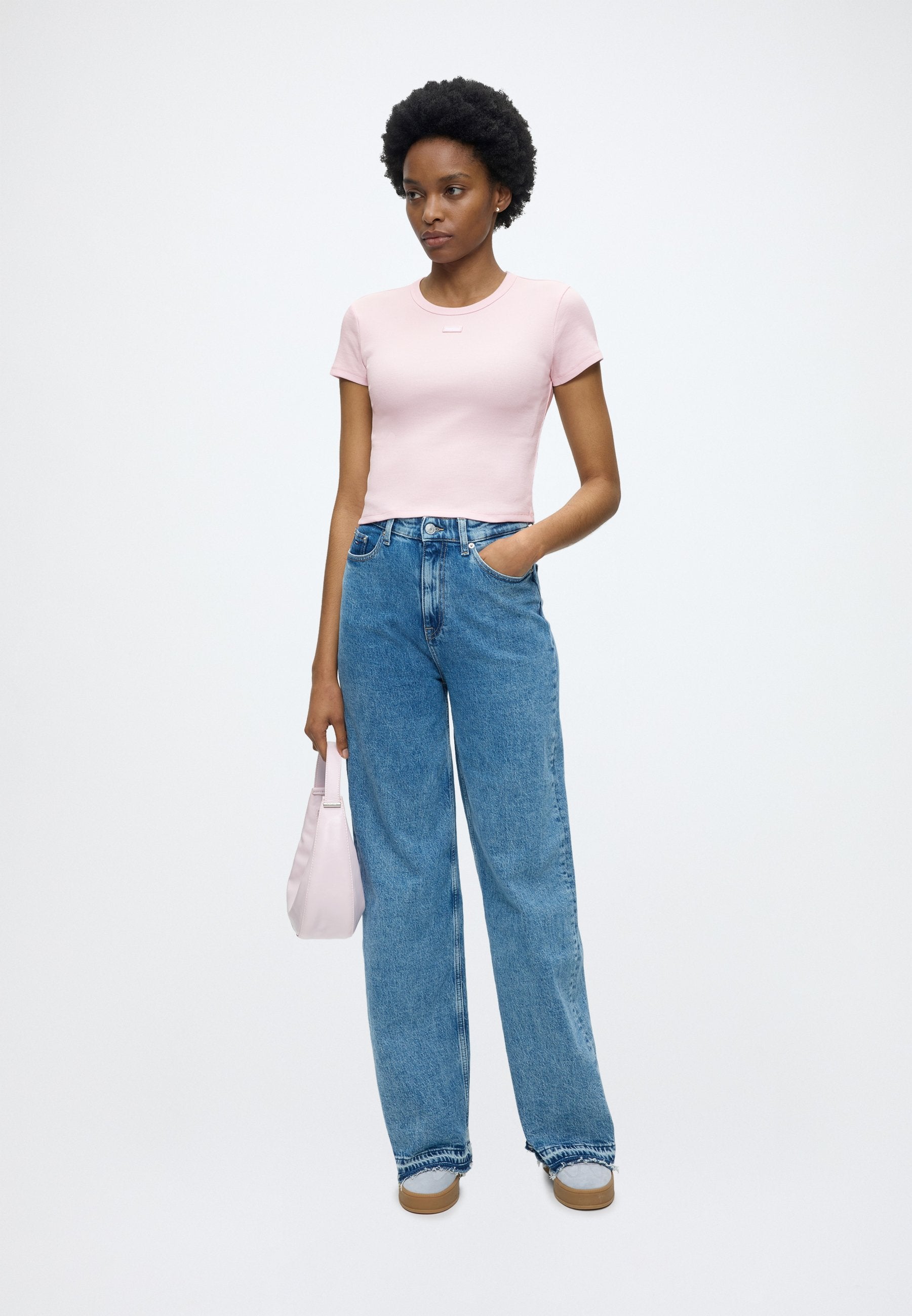 EASY TEE - Basic T-shirt - light/pastel pink