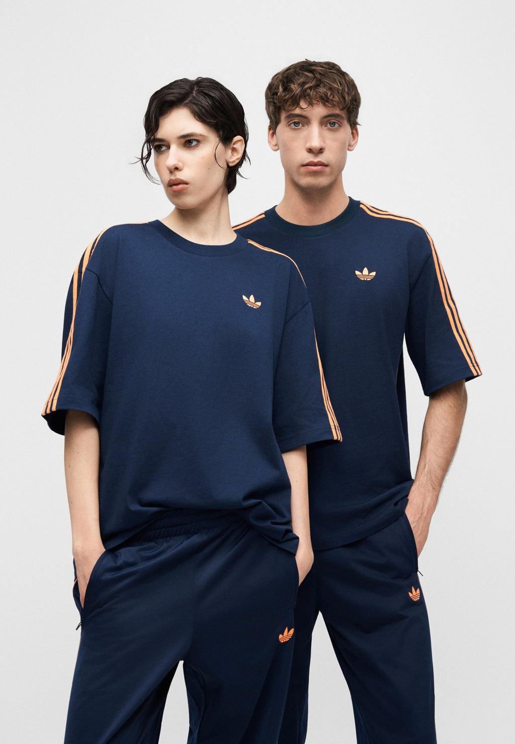 FIREBIRD TP - Tracksuit bottoms - night indigo/lucid orange