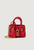 THE AMERICAN ICON LEATHER CHAIN BAG - Handbag - primary red