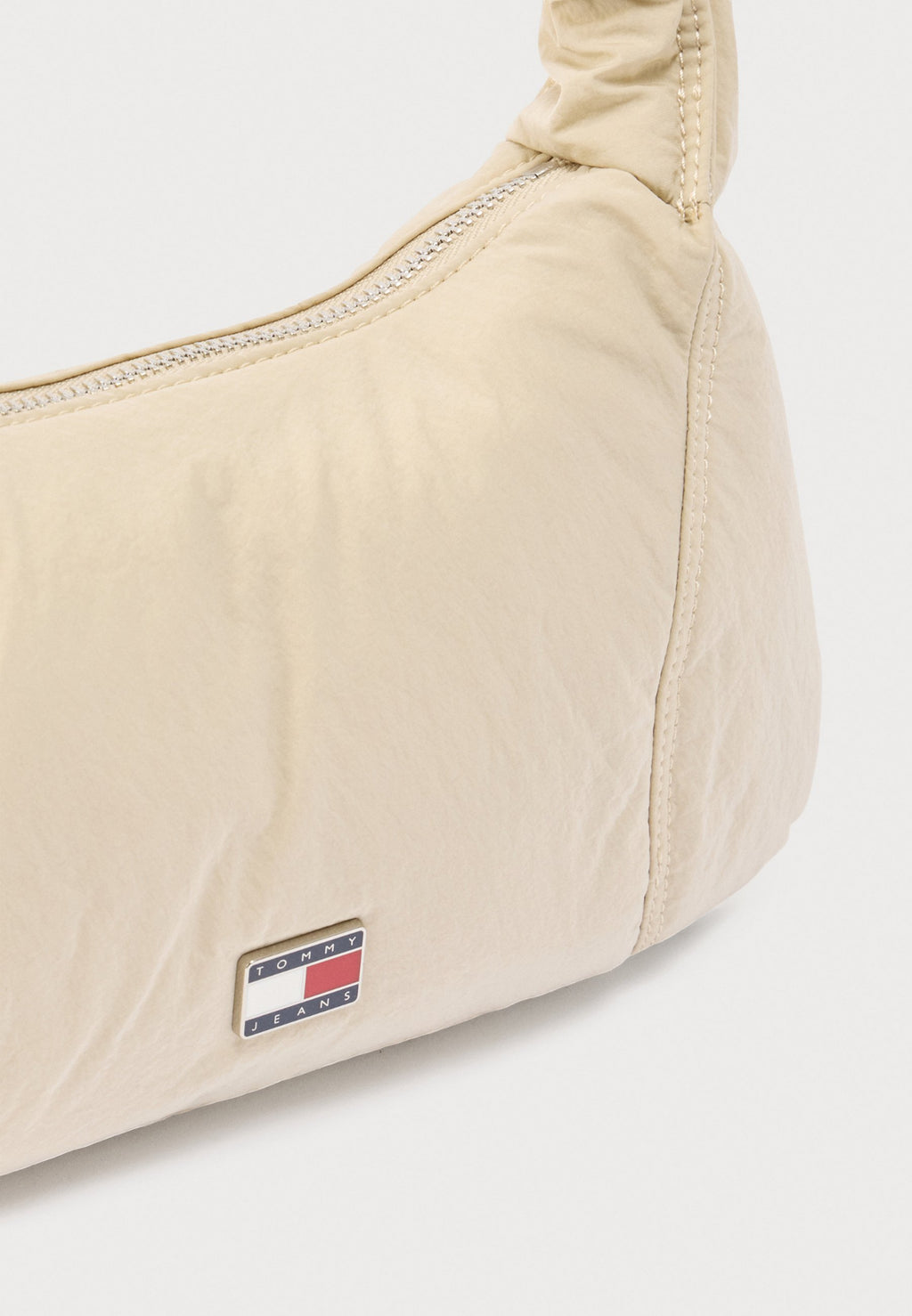 CASUAL CRINKLE TEXTURE SHOULDER BAG - Handbag - gulf sand