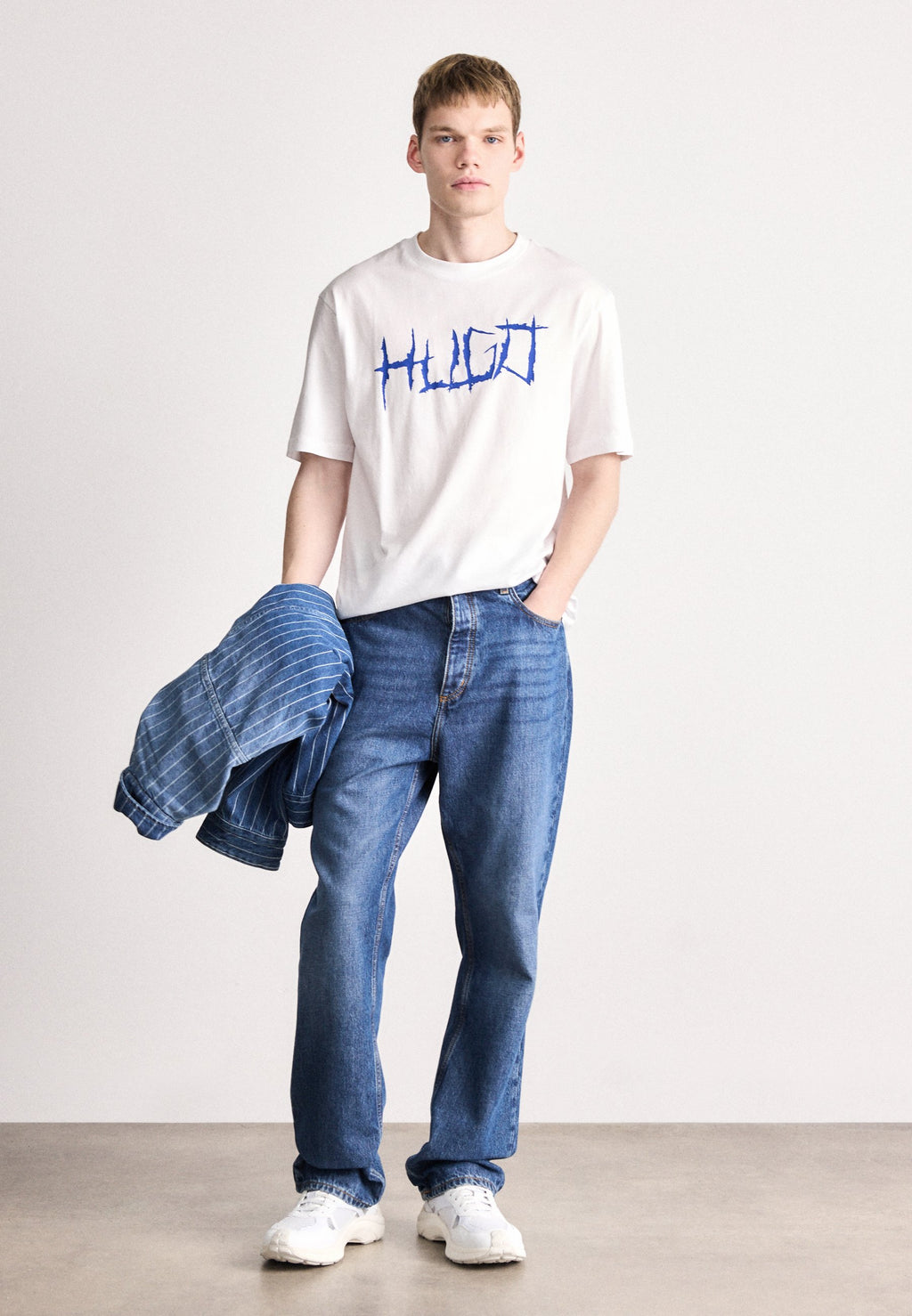 NAMERIX - Print T-shirt - open white