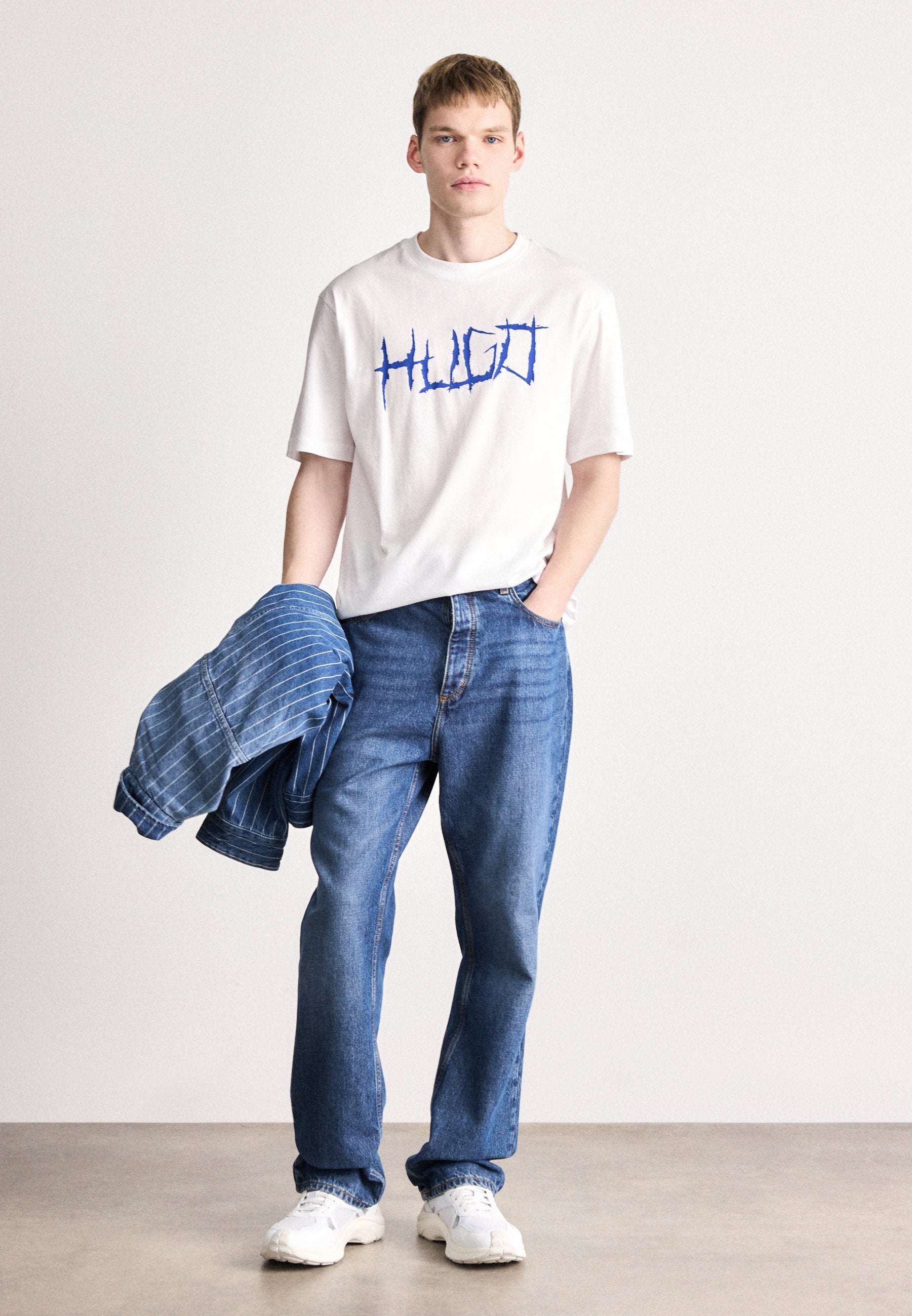 NAMERIX - Print T-shirt - open white