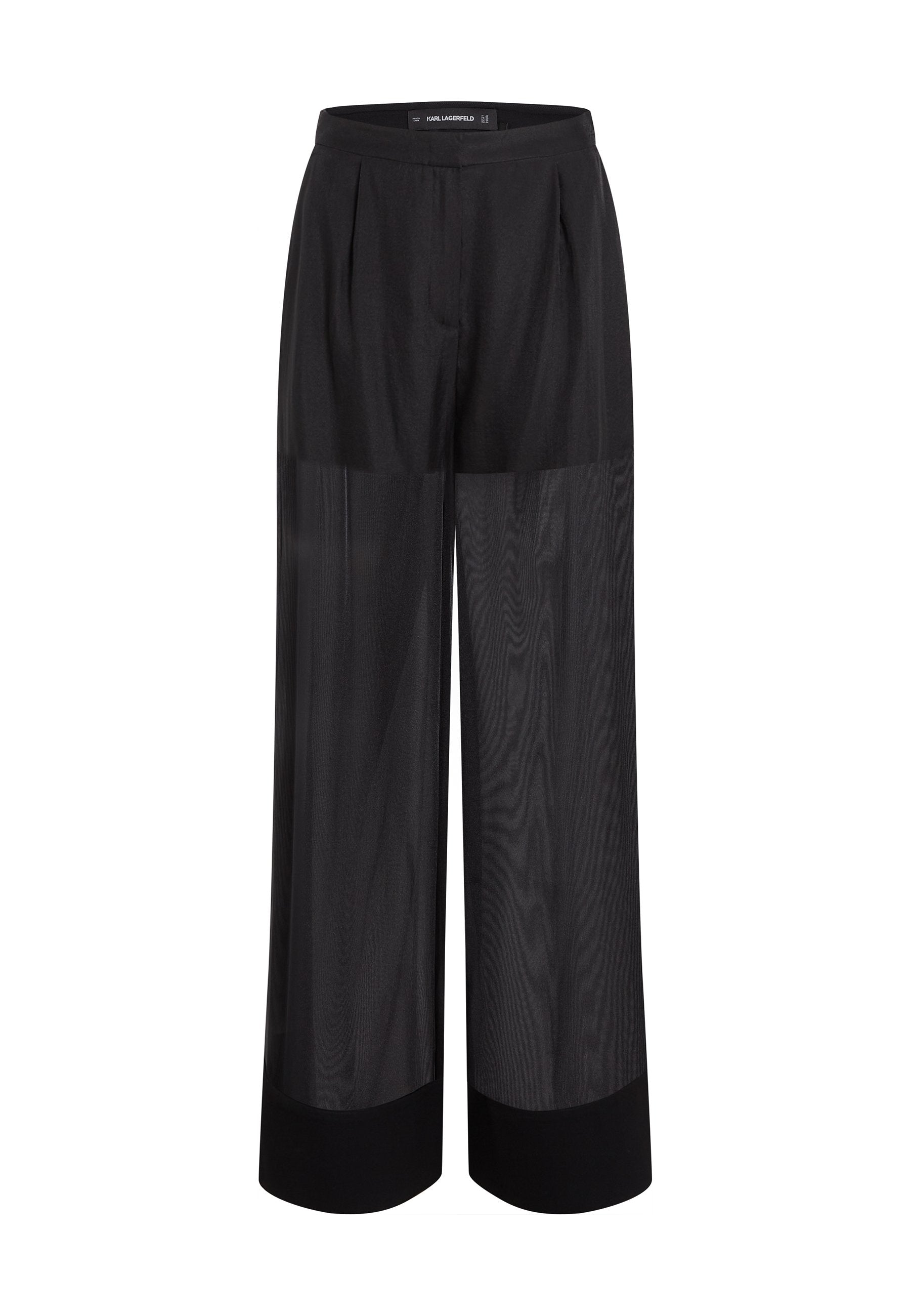 FASHION PANTS - Trousers - black