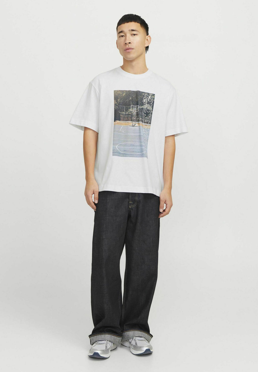 Printed - Print T-shirt - bright white