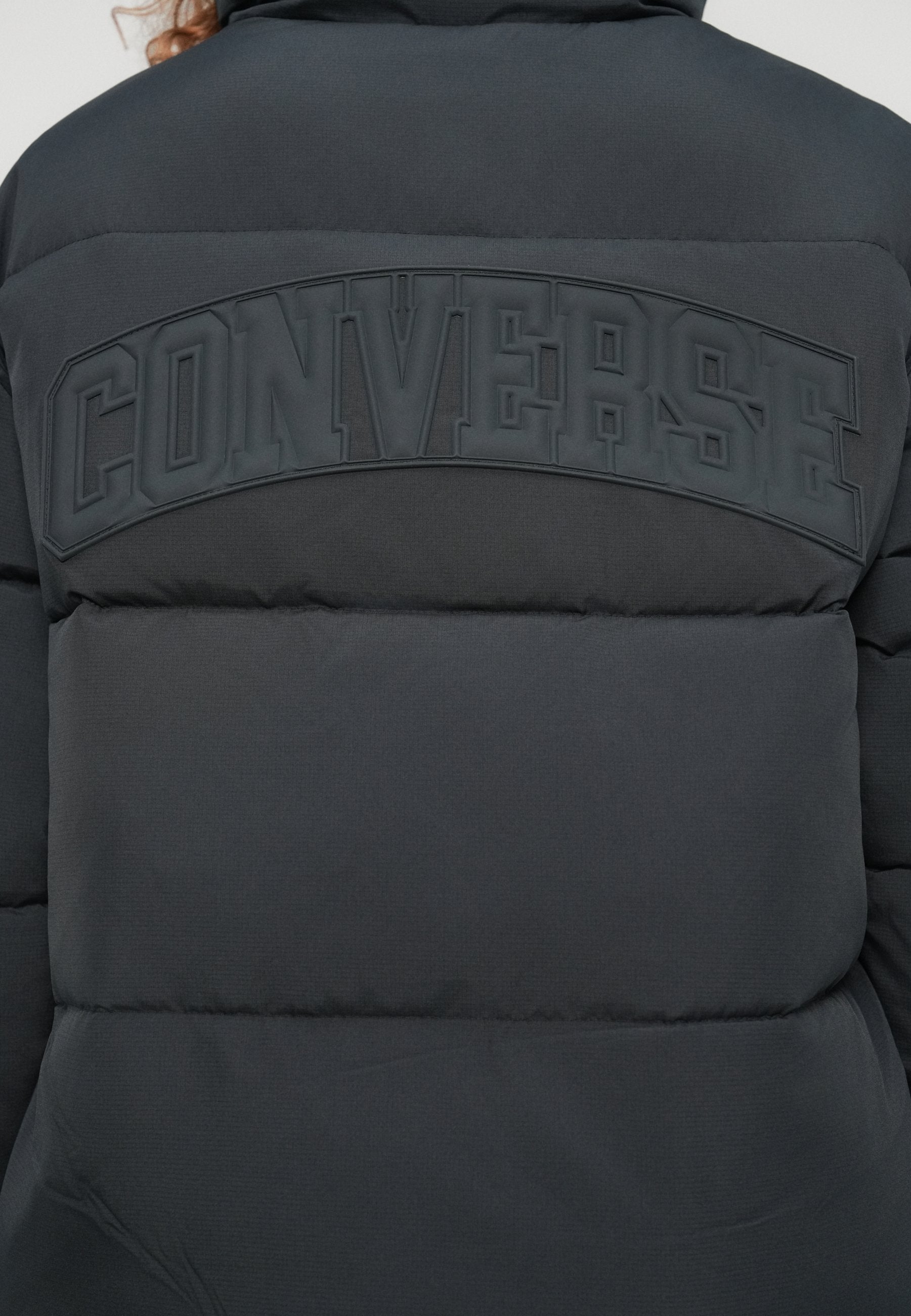 QUILTED PUFFER JACKET - Winter jacket - black