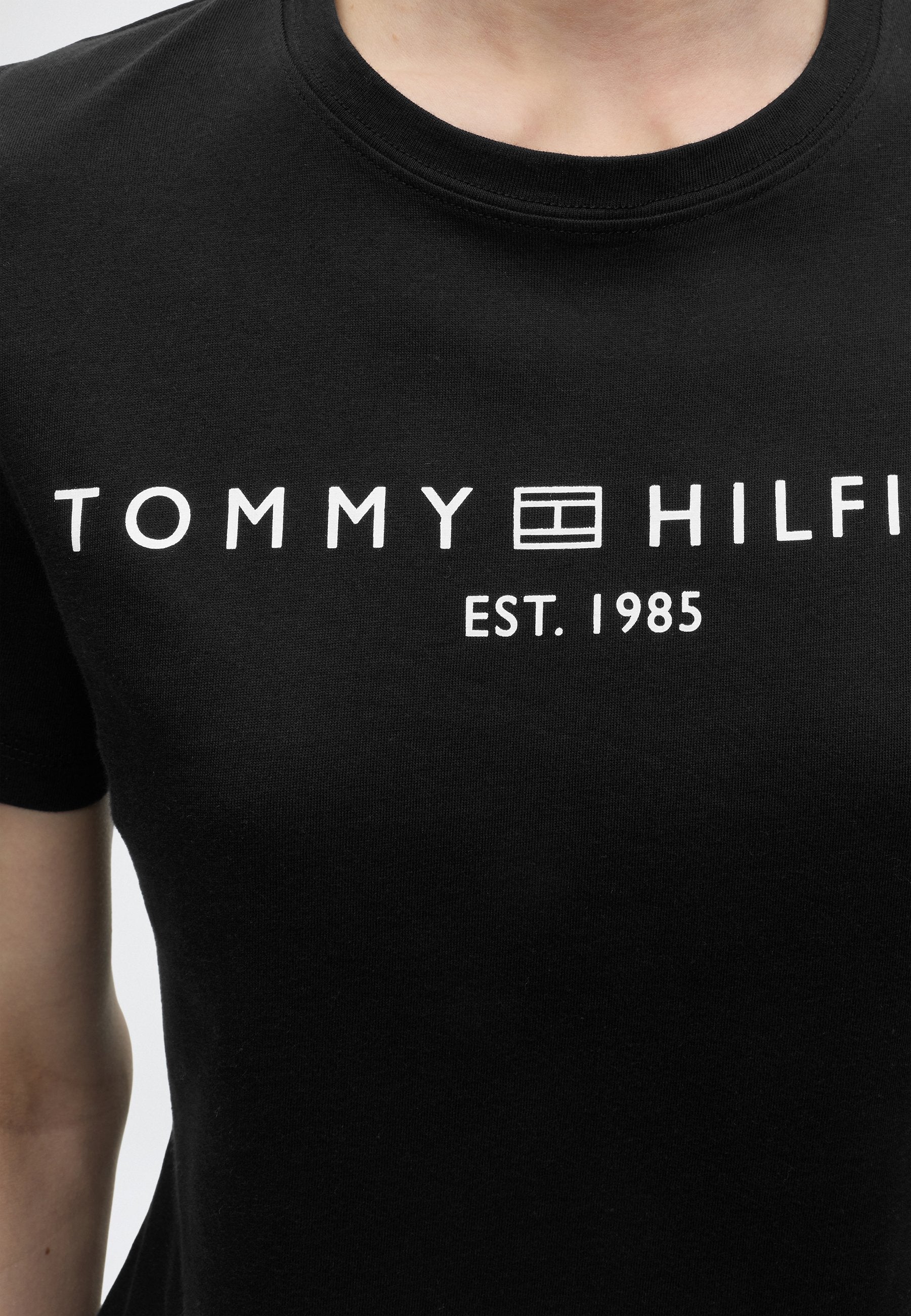 Print T-shirt - black