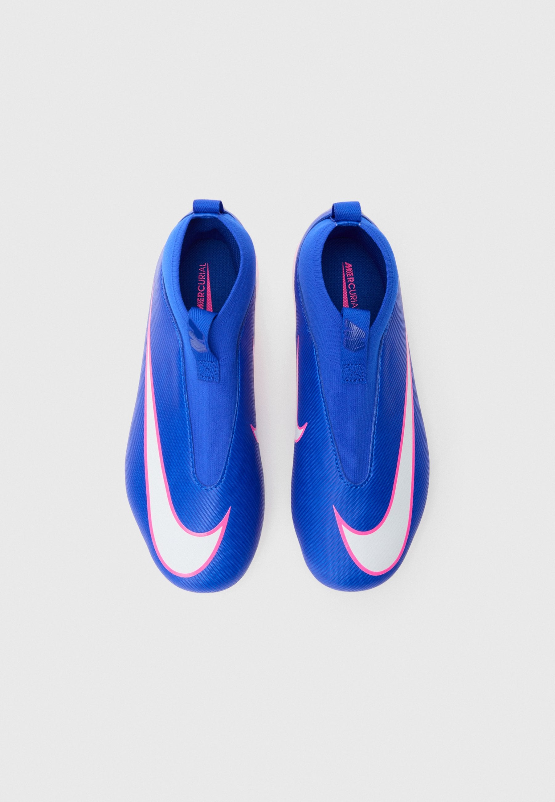 MERCURIAL ZOOM SUPERFLY 10 ACADEMY FGMG - Firm-ground football boots - racer blue/white