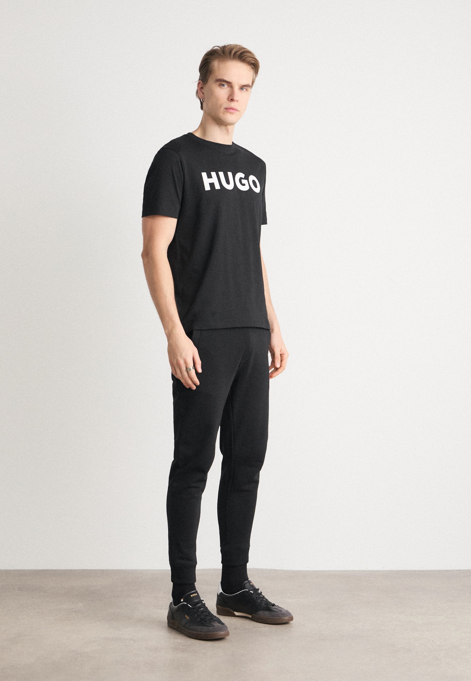 DULIVIO - T-shirt imprimé - noir
