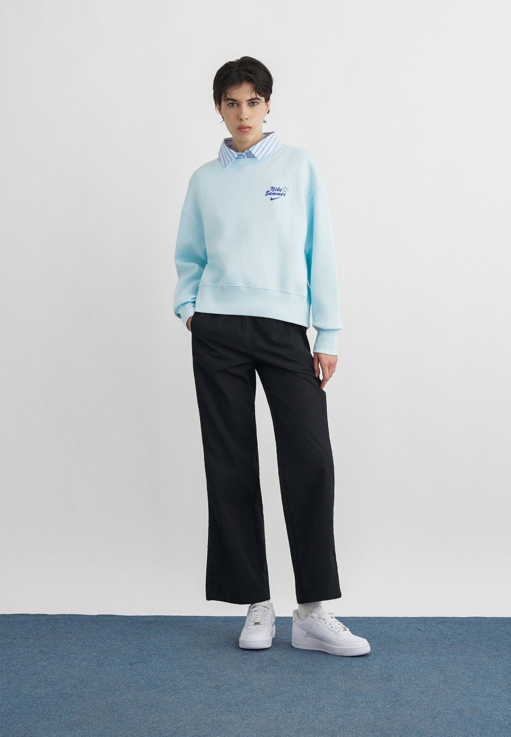 CREW - Sweatshirt - glacier blue
