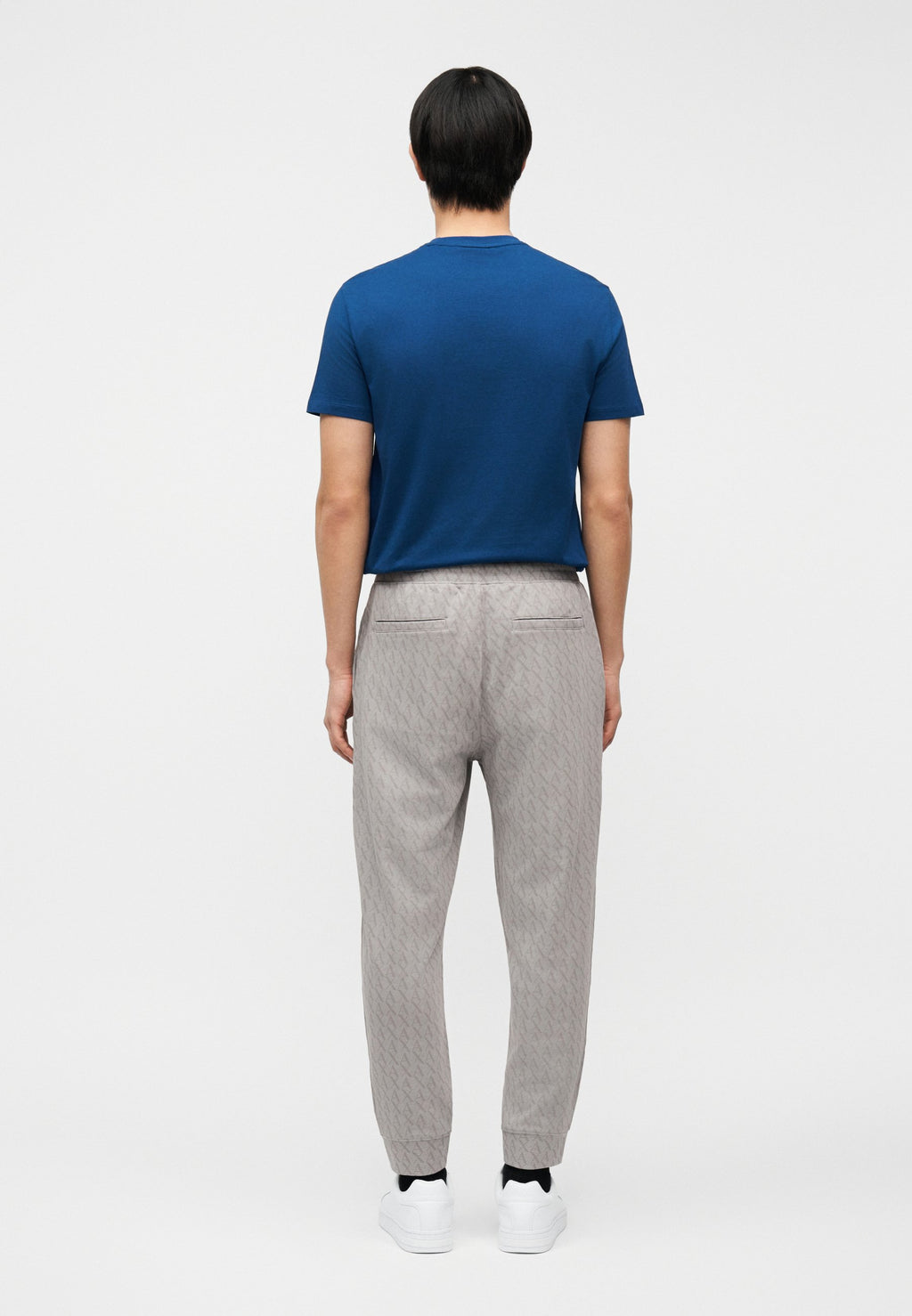 AX LOGO JOGGER PANTS - Tracksuit bottoms - chiseled stone