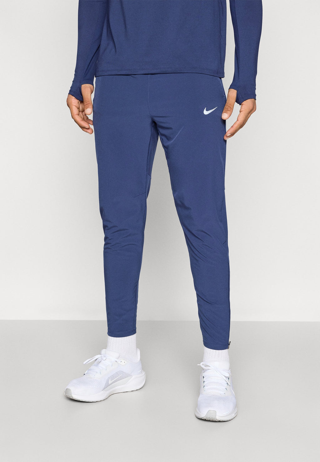 Tracksuit bottoms - midnight navy/reflective silver-coloured