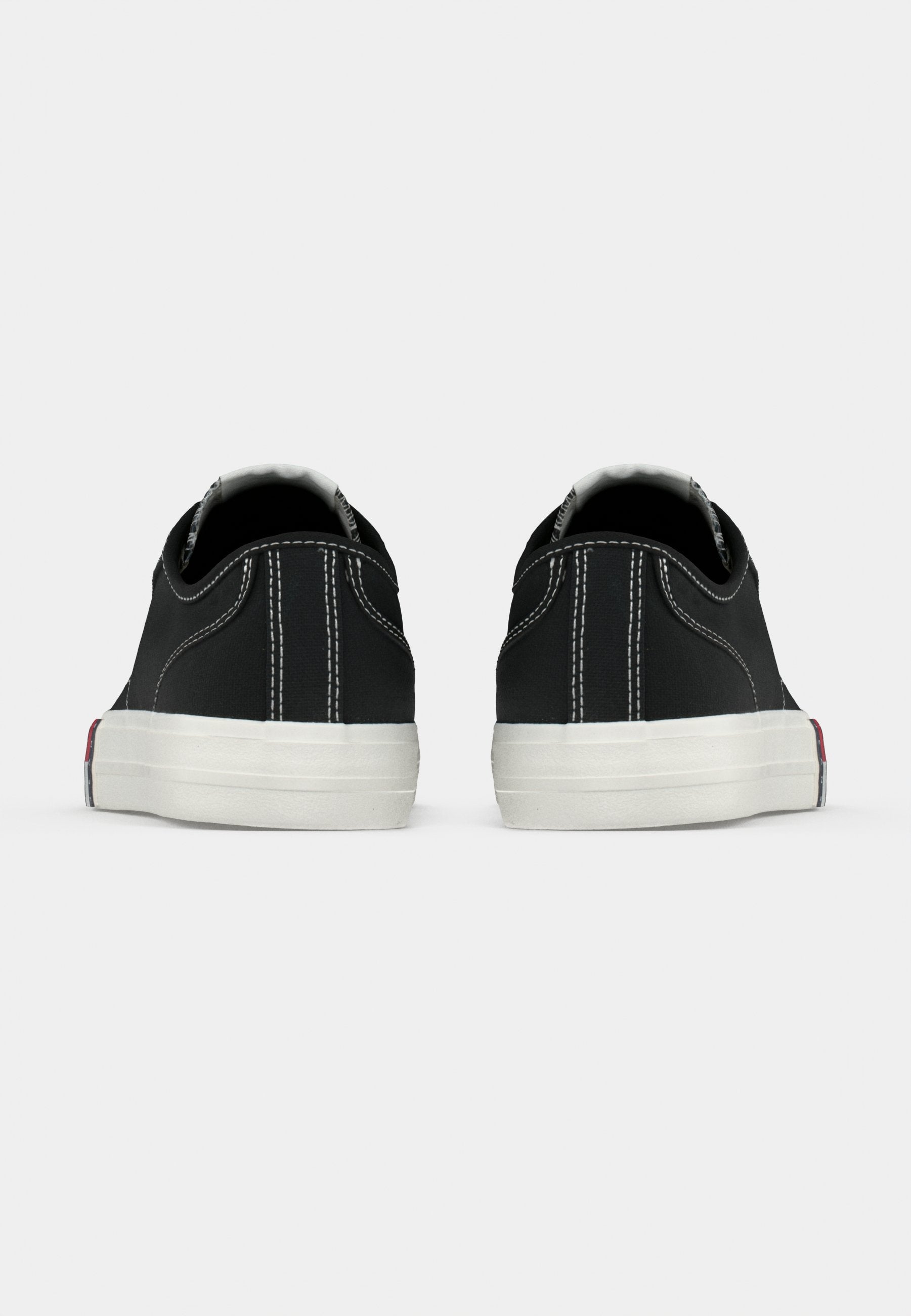ARCHIVE FLAG STRIPE CANVAS TRAINERS - Trainers - black