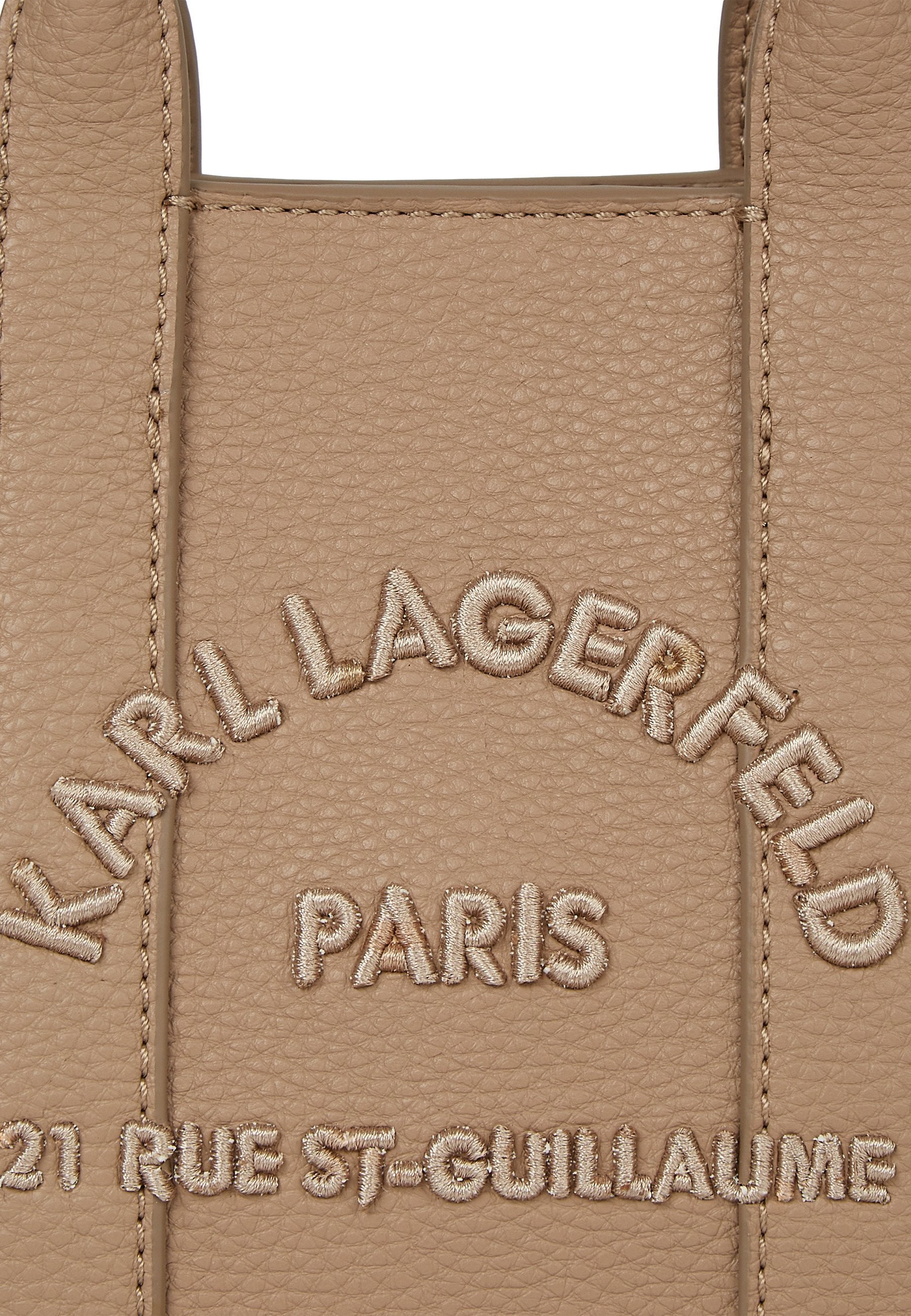 SQUARE - Handbag - nougat