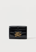 AUTOGRAPH QUILT FLAP - Wallet - black/gold-coloured