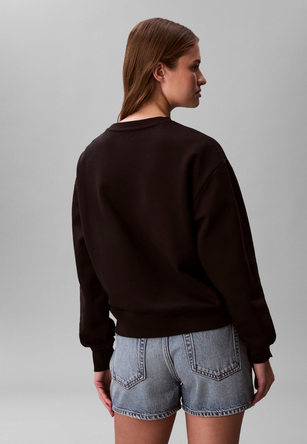 FOIL CREW - Sweatshirt - black