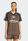 LEO PRINT SATIN - Print T-shirt - multicolor bronze strata