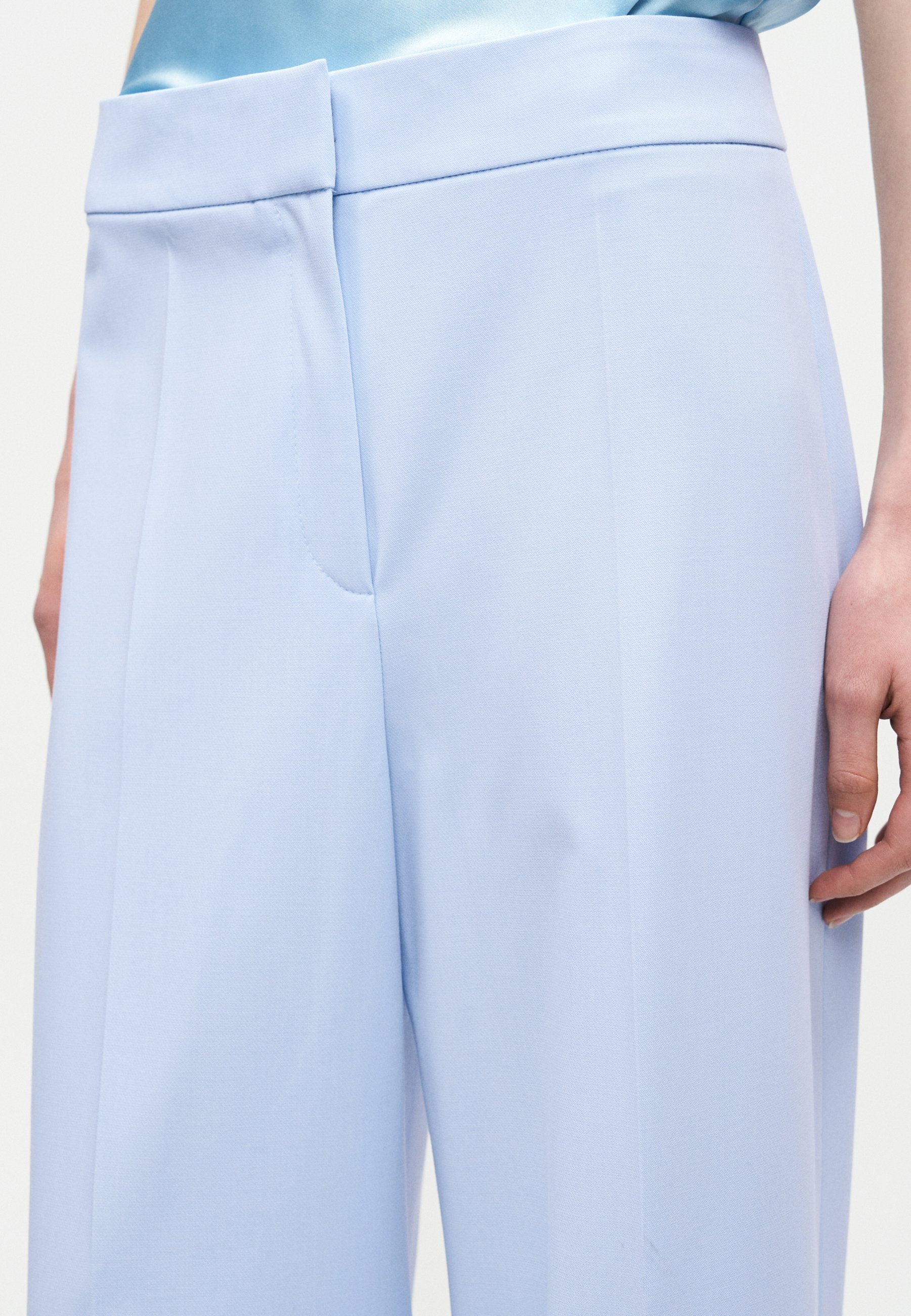 Trousers - open blue