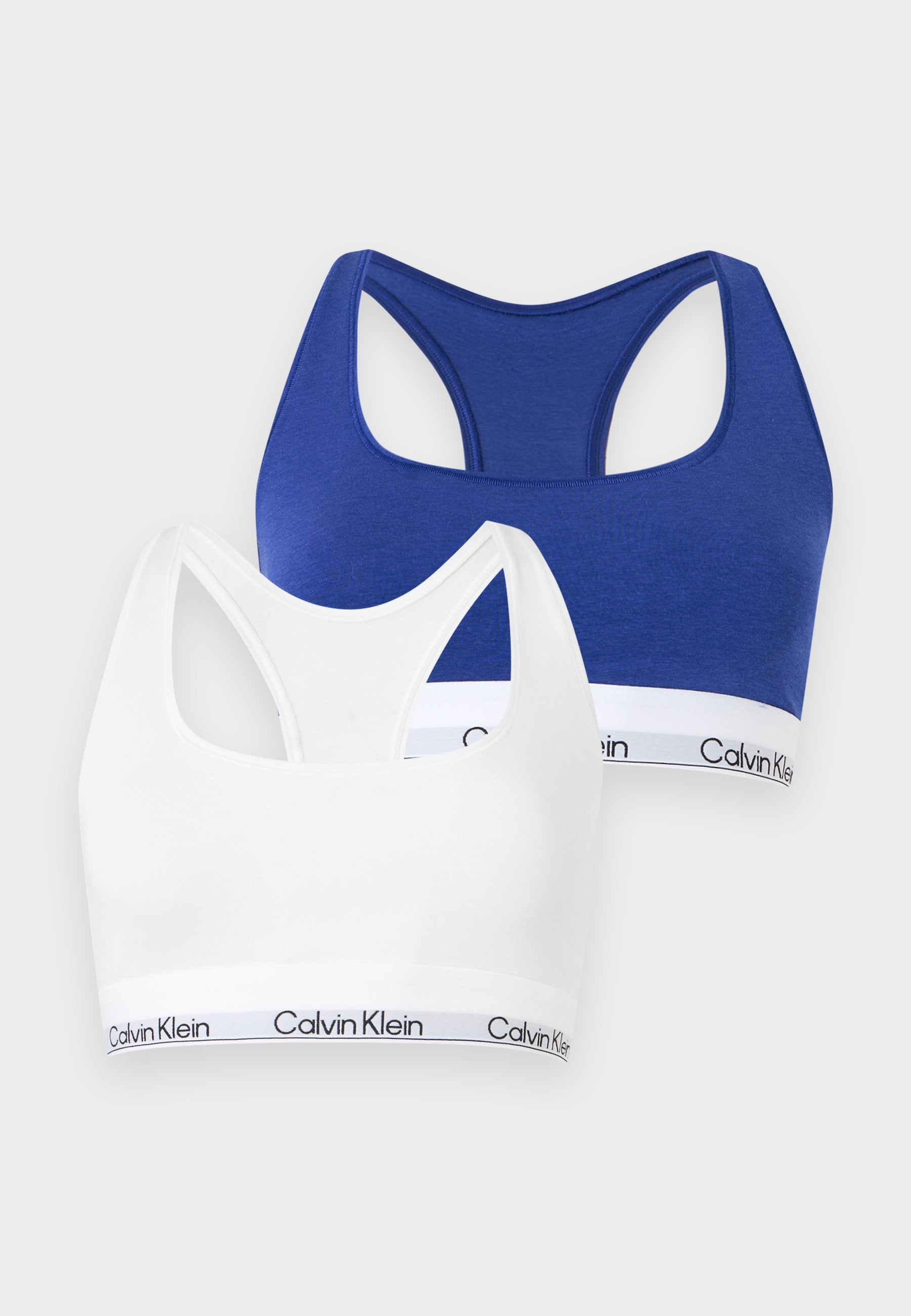 Lot de 2 ICON - Soutien-gorge de sport - blanc/river fog bleu