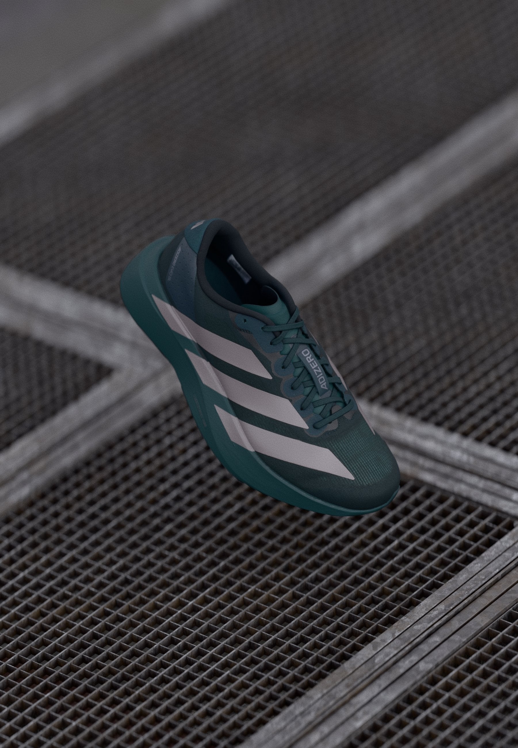 ADIZERO EVO SL M - Trainers - aurora ivy/taupe oxide/iron metallic
