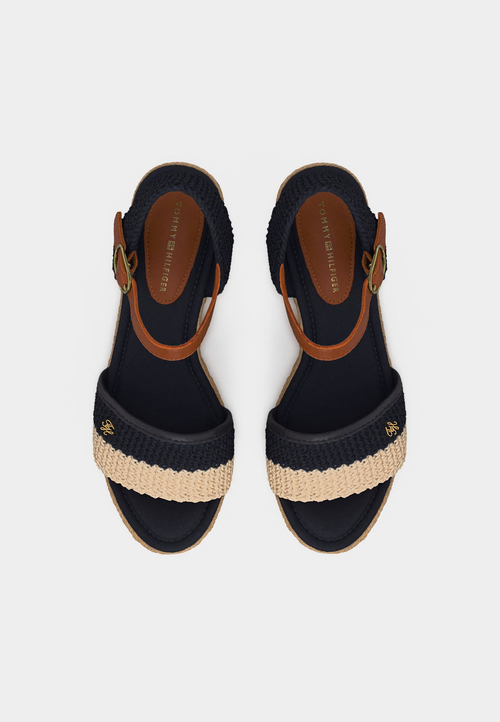 High heeled sandals - space blue