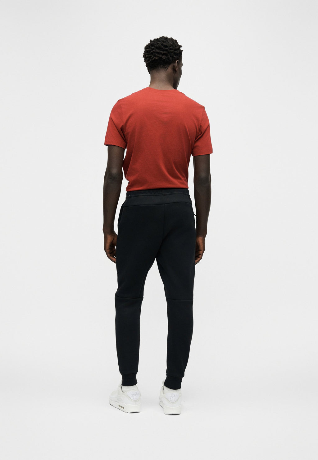 Tracksuit bottoms - black/hyper crimson