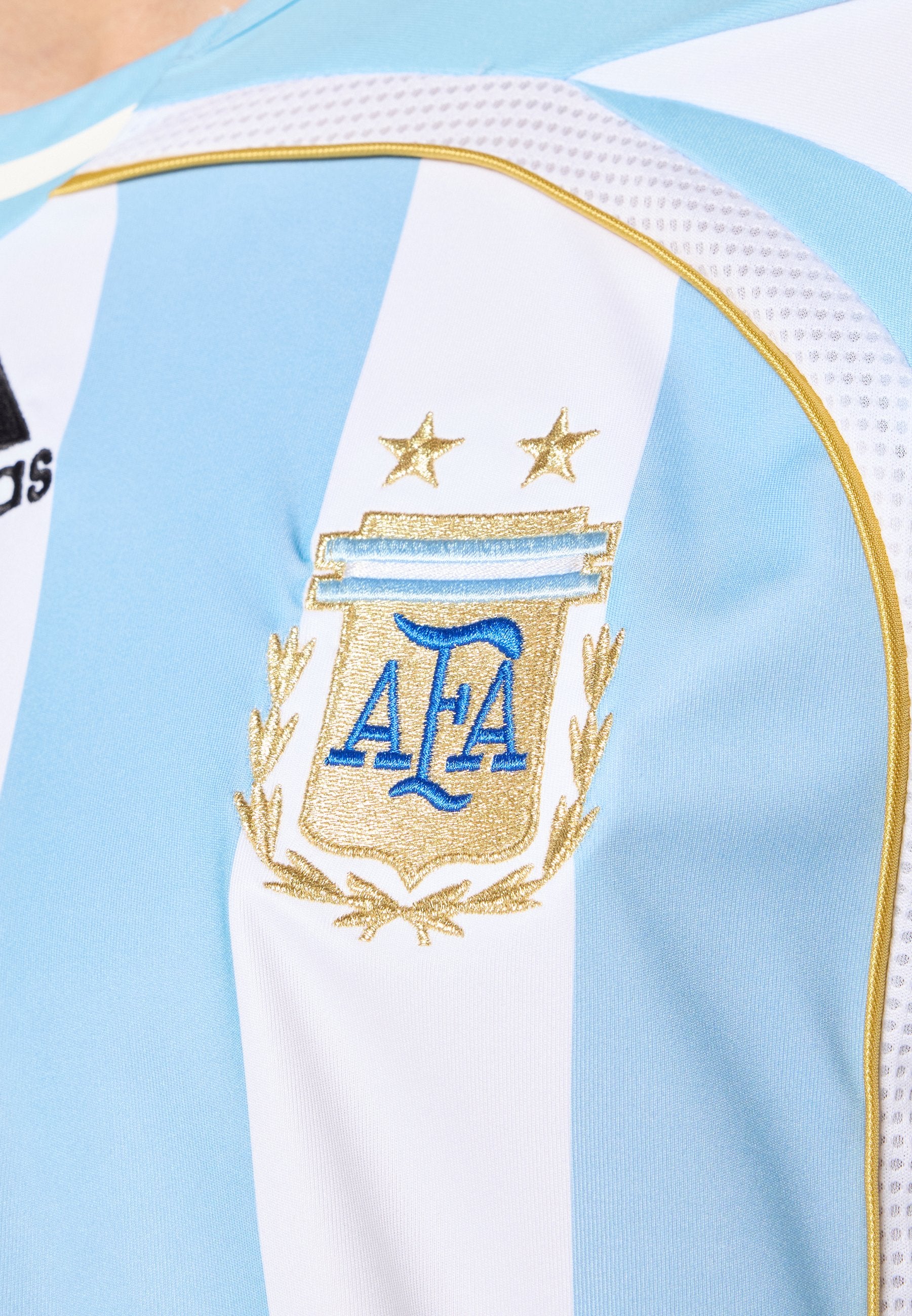ARGENTINA HOME JERSEY 2006 MESSI - National team wear - white