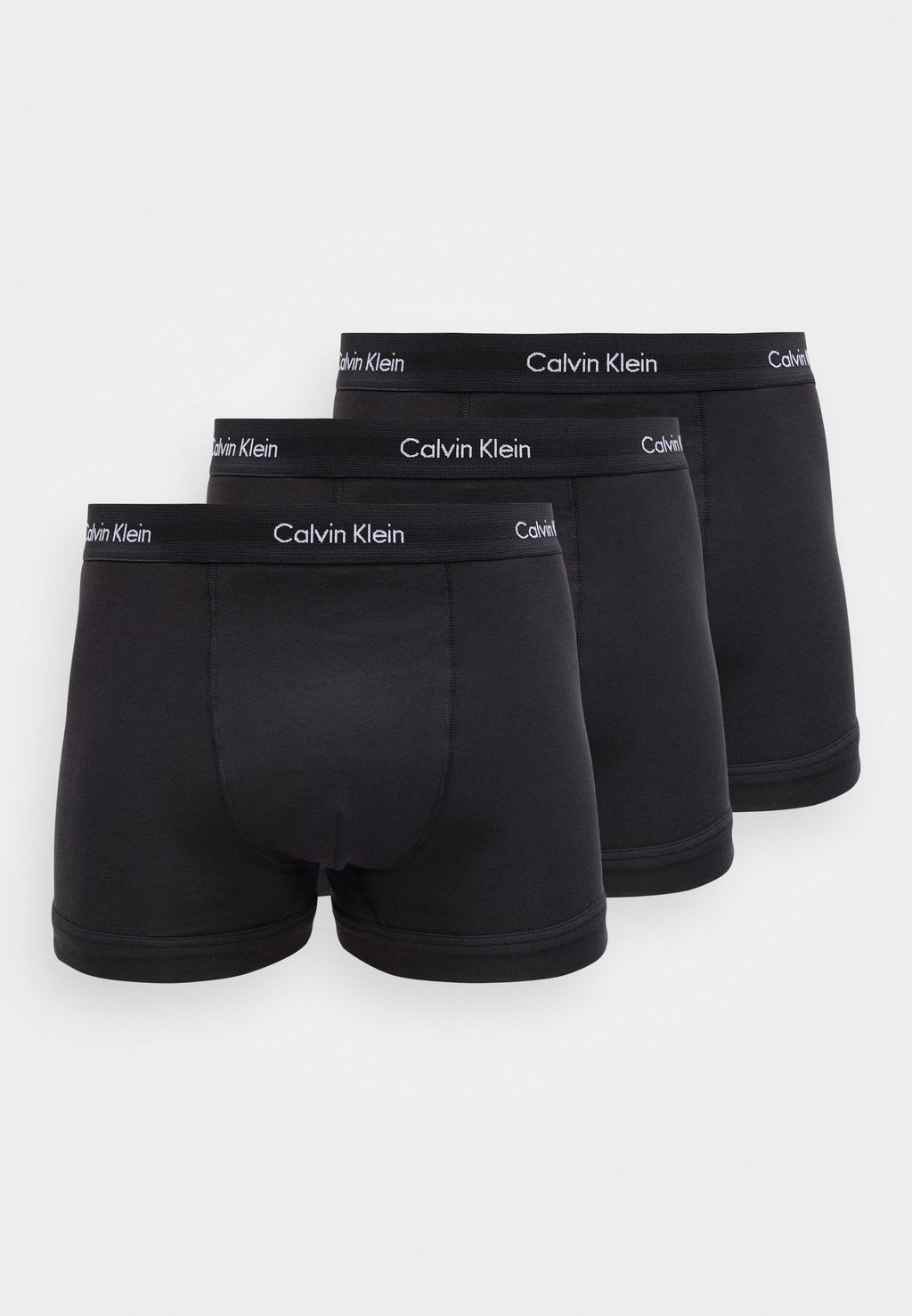 TRUNK COTTON STRETCH 3 PACK  - Trunks - black