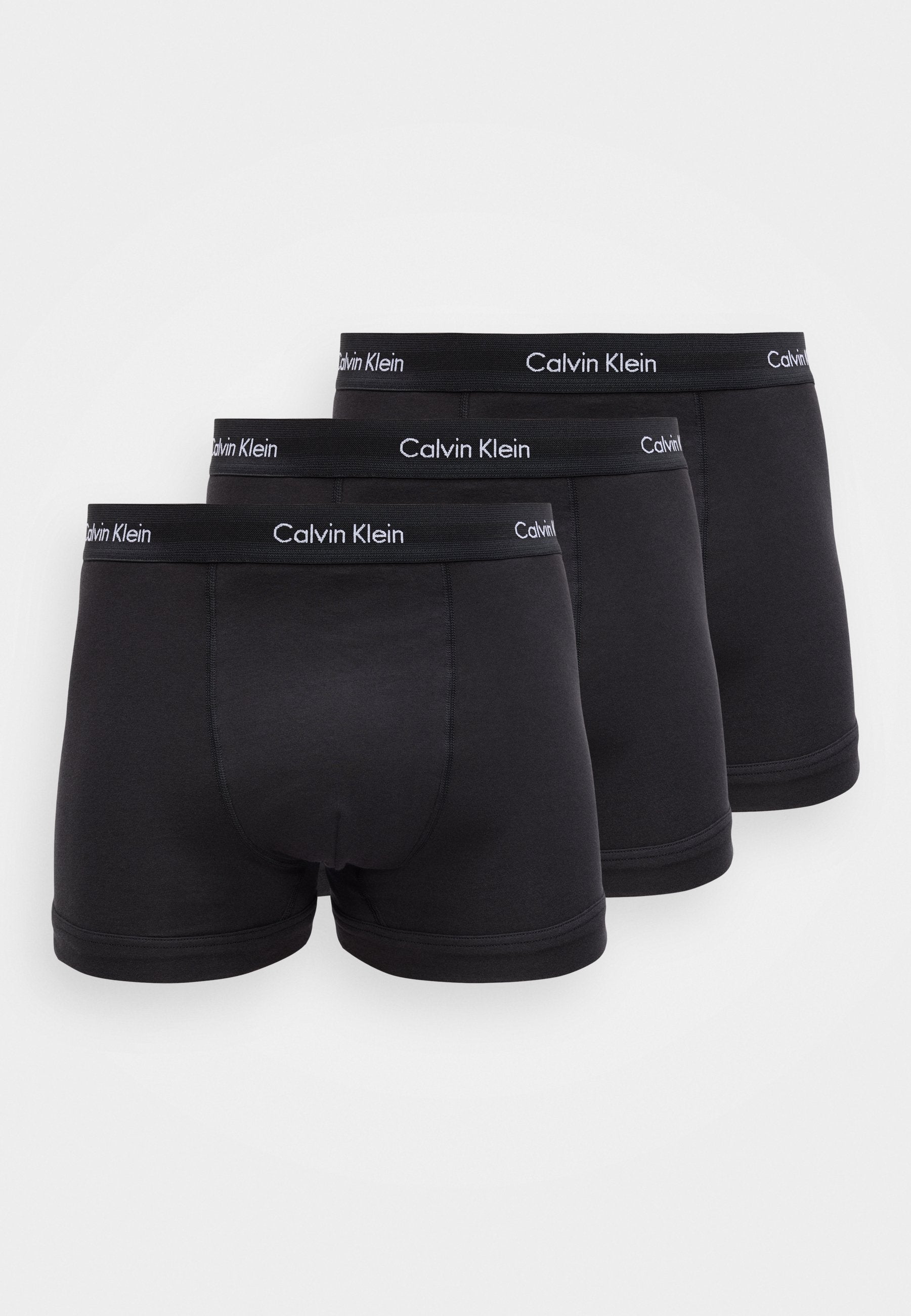 TRUNK COTTON STRETCH 3 PACK  - Trunks - black
