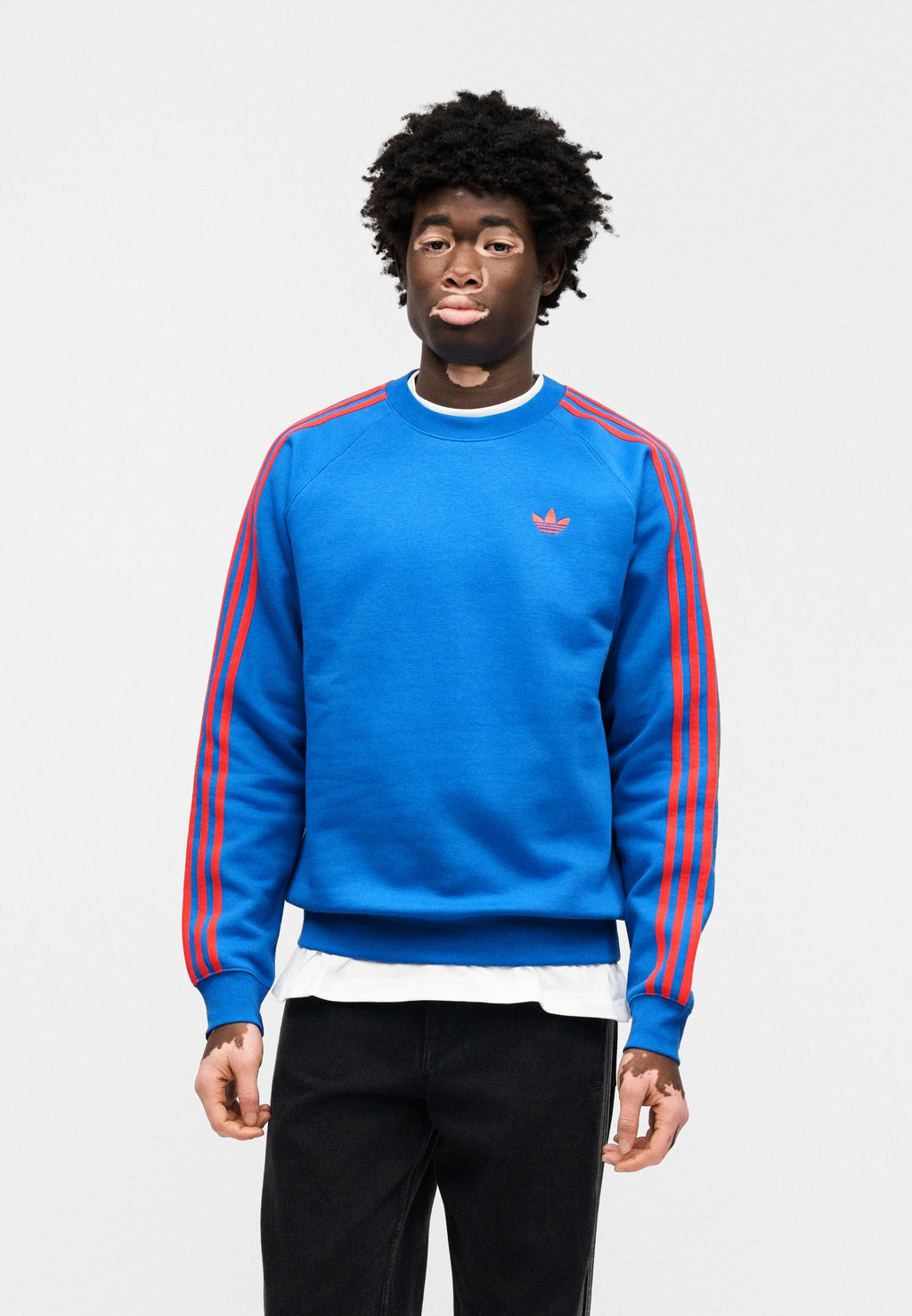 STRIPES CREW - Sweatshirt - blue
