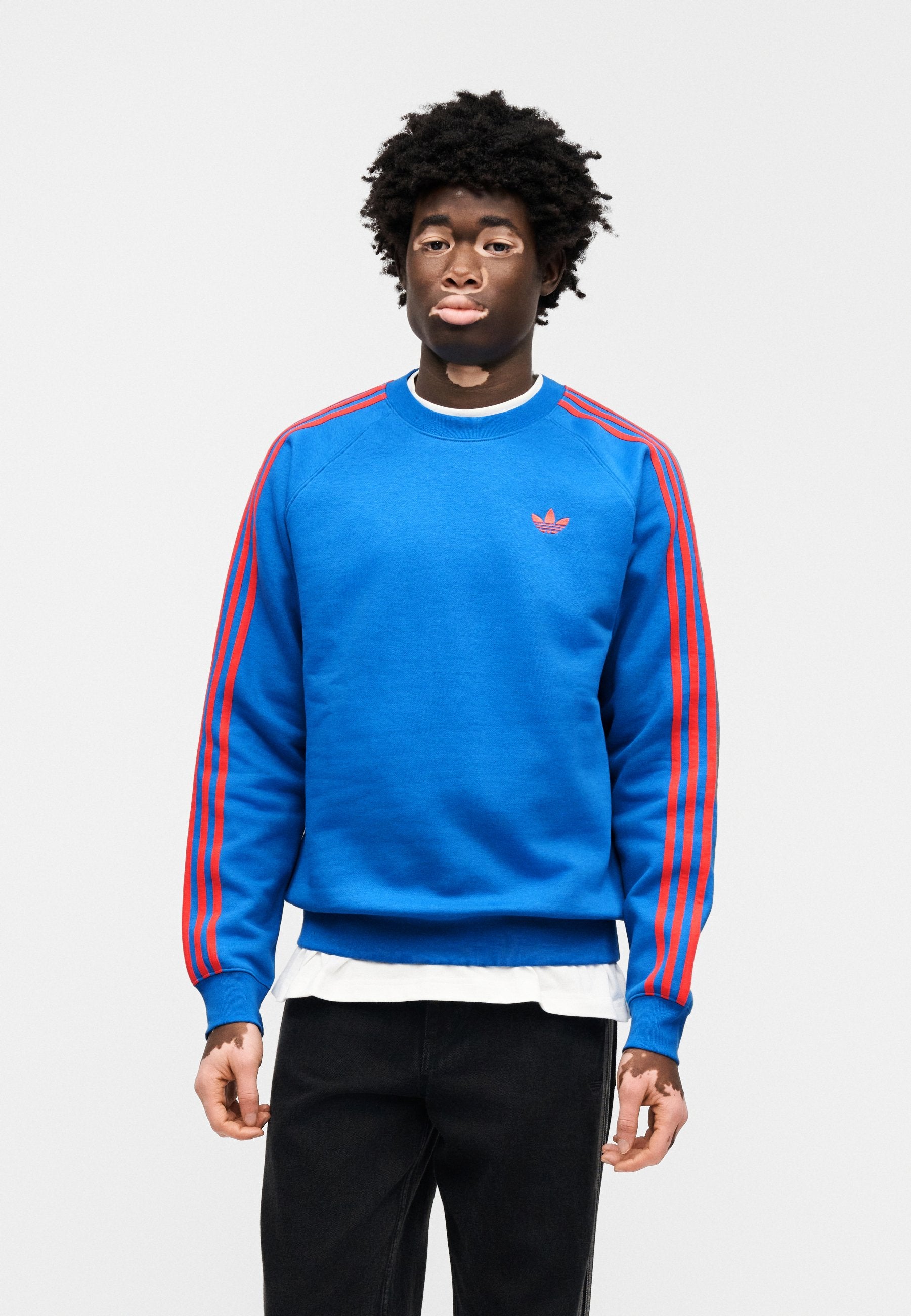 STRIPES CREW - Sweatshirt - blue