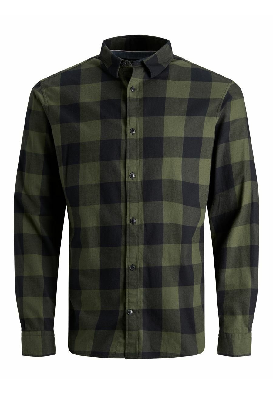JJEGINGHAM SHIRT - Shirt - dusty olive