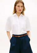 Button-down blouse - optic white