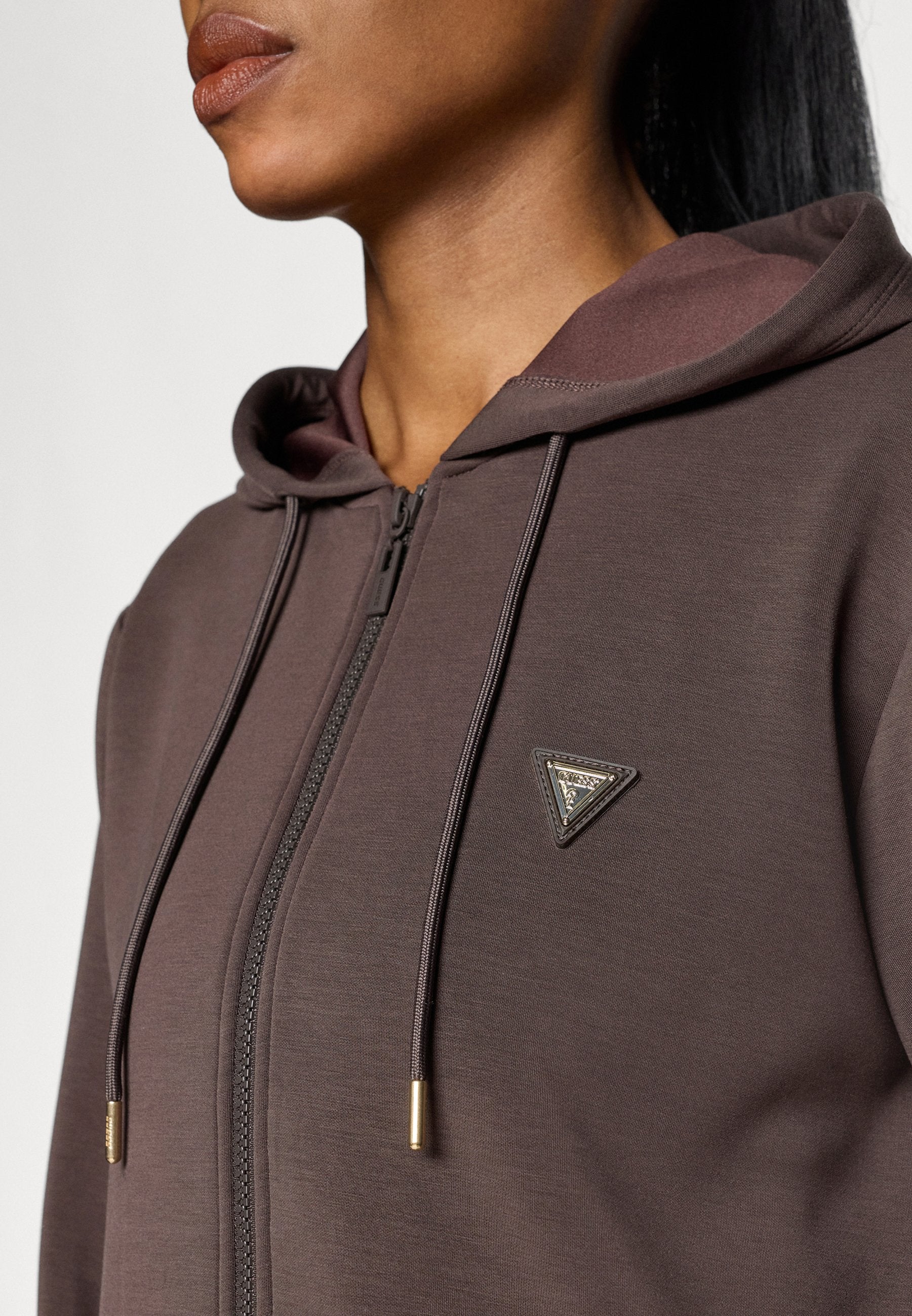 OLYMPE FULL ZIP HOODIE - Sweatshirt zippé - coffee roast