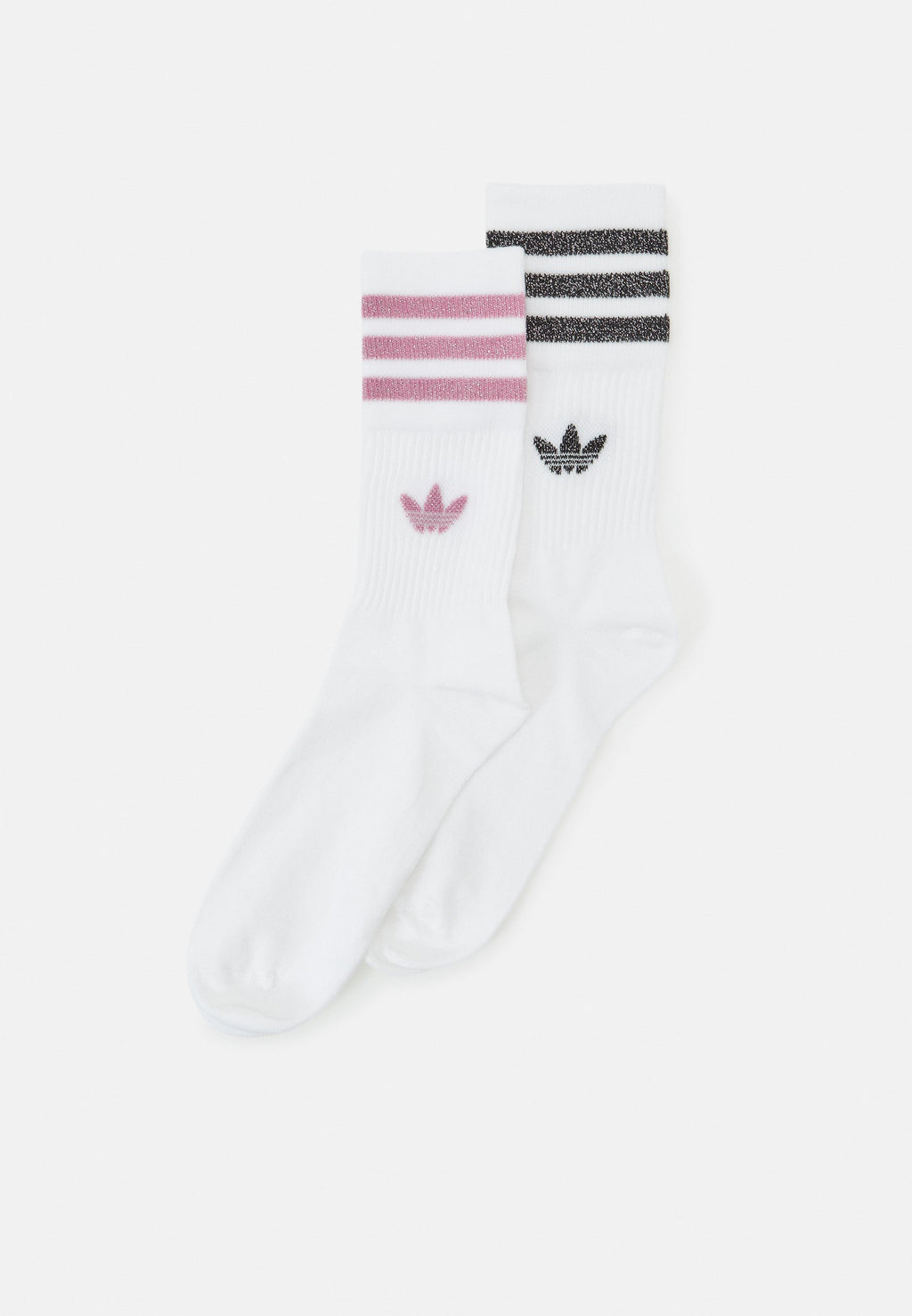 CHAUSSETTES MI-Hautes UNISEXE LOT DE 2 - Chaussettes - white/bliss pink/black