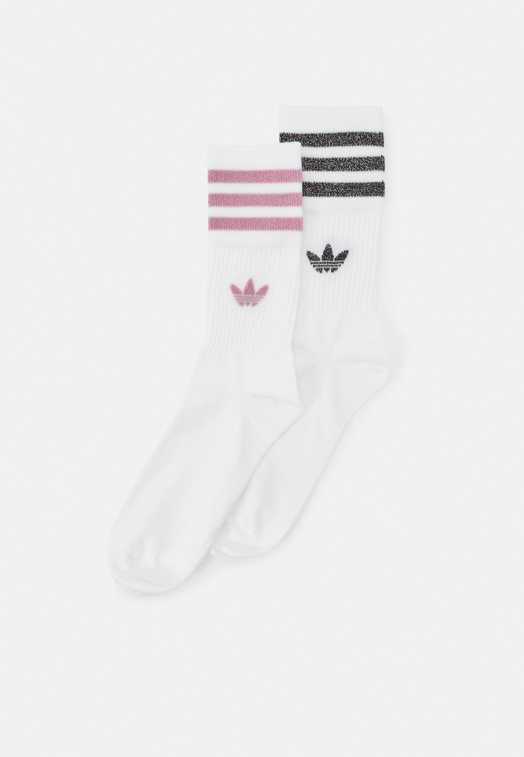 CHAUSSETTES MI-Hautes UNISEXE LOT DE 2 - Chaussettes - white/bliss pink/black