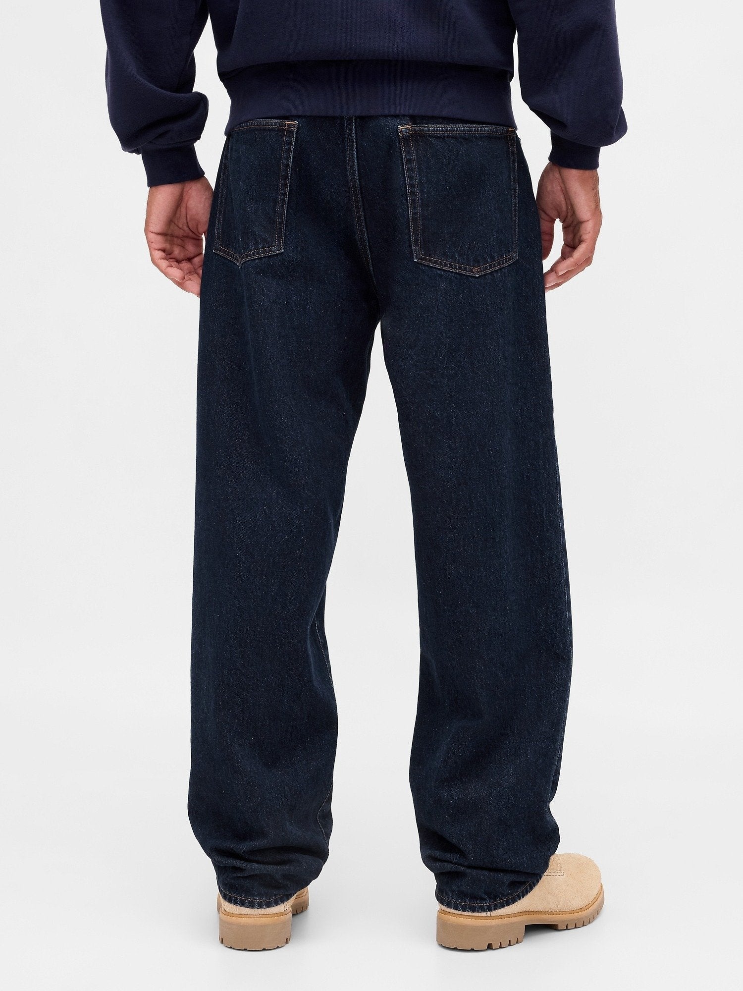 BAGGY FIT RINSE - Jean ample - délavage foncé