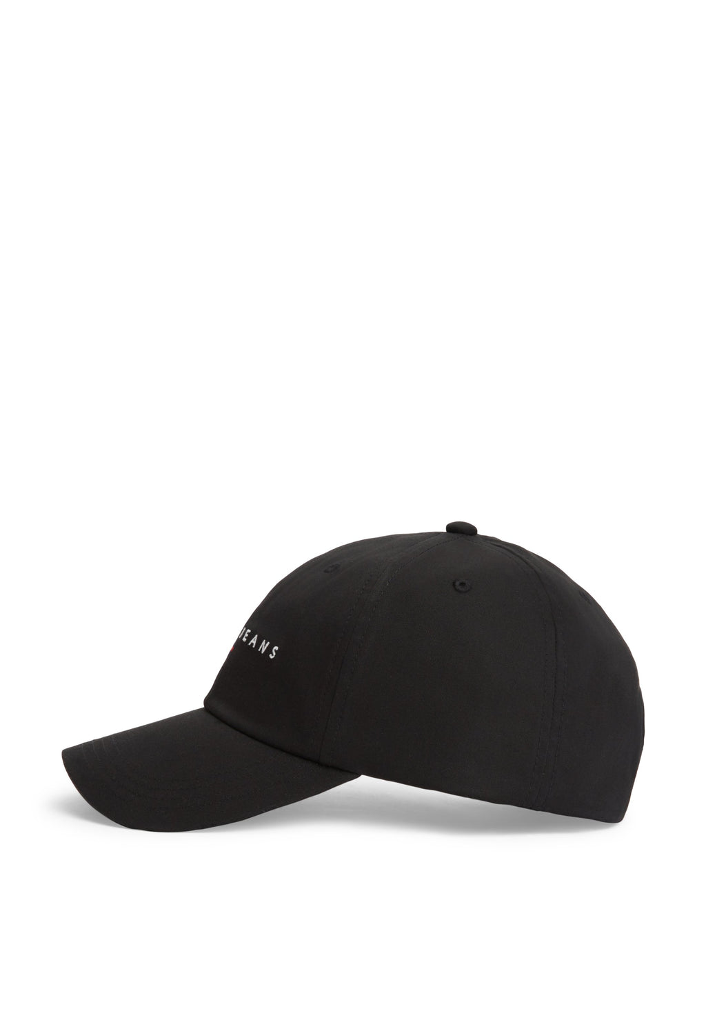 LINEAR LOGO EMBROIDERY BASEBALL CAP - Cap - black