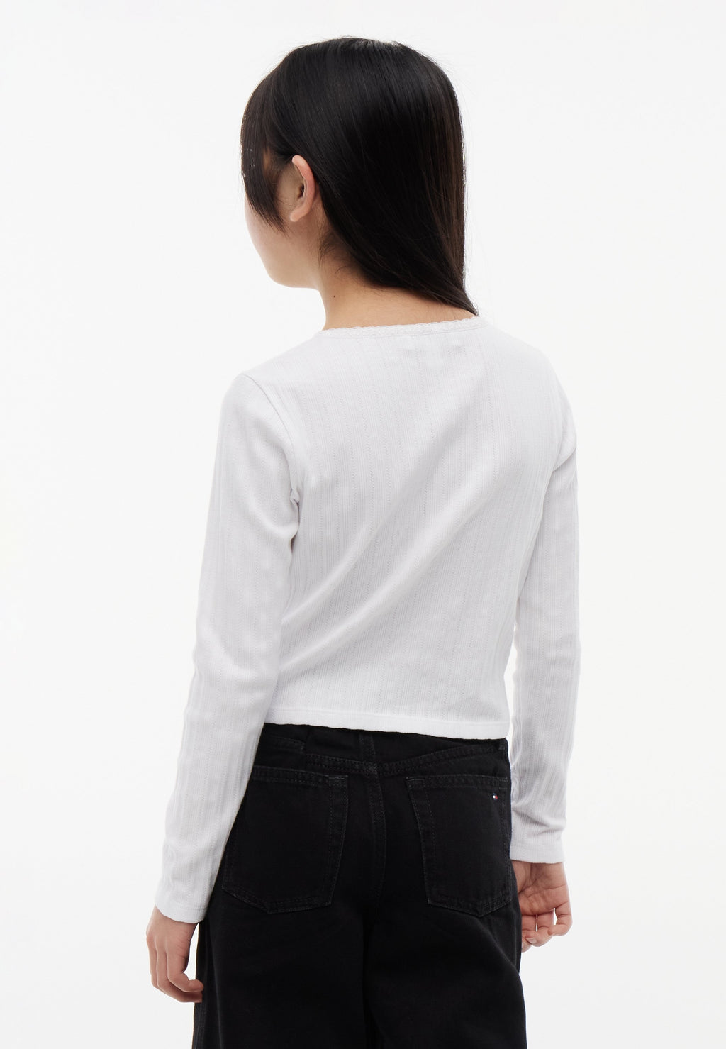 Long sleeved top - white