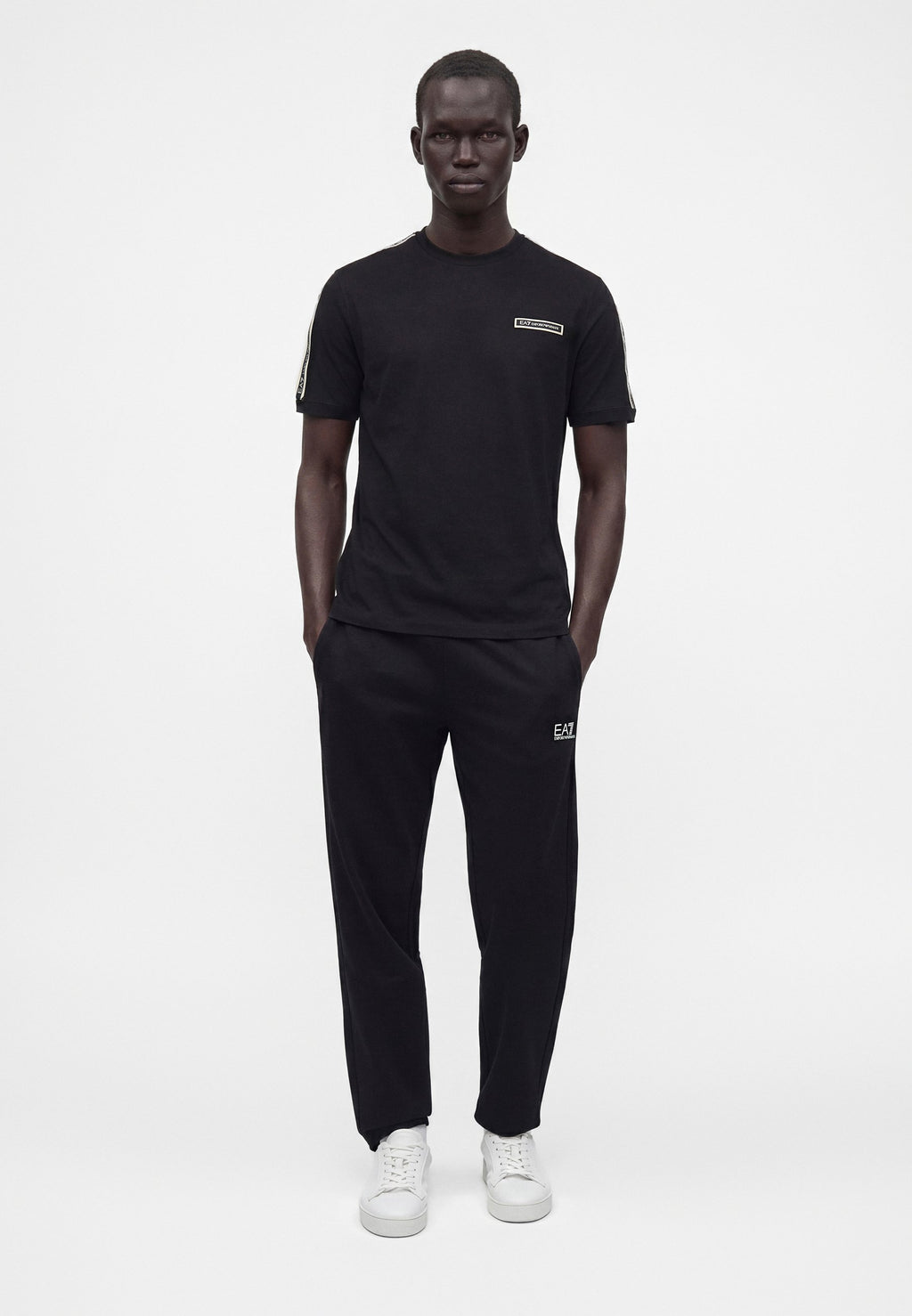 TRAIN LOGO SERIES TEE TAPE - Print T-shirt - black