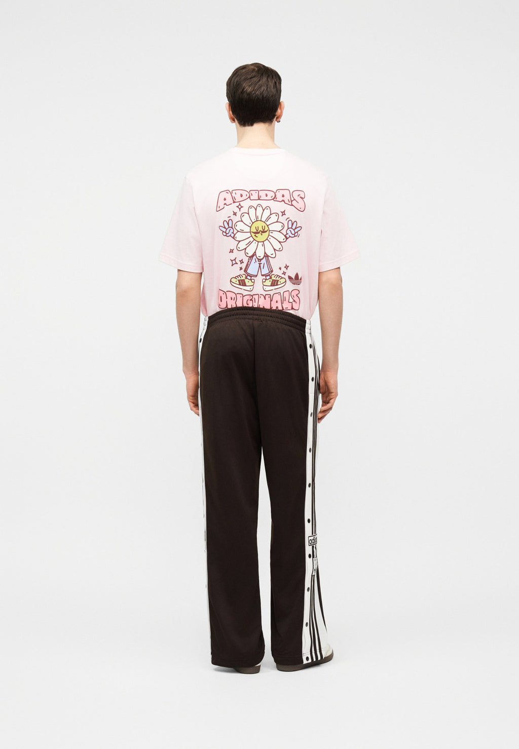 ADIBREAK UNISEX - Tracksuit bottoms - aurora coffee/white