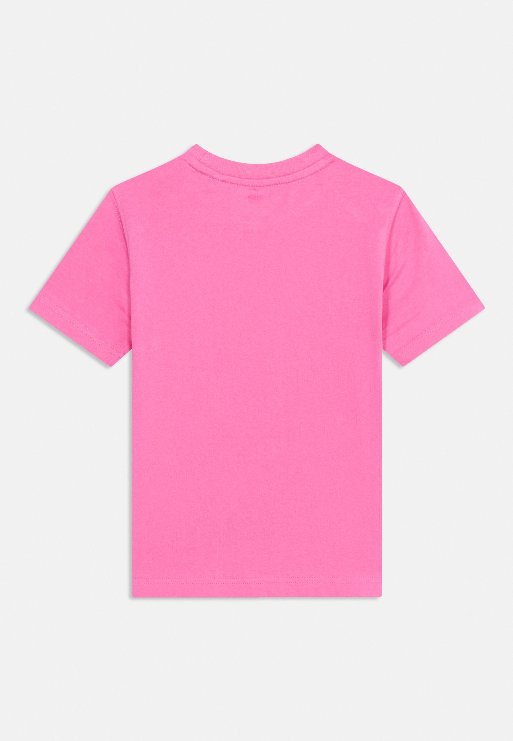 TEE-SHIRT LOGO SUPERPOSÉ - Tee-shirt imprimé - rose satin